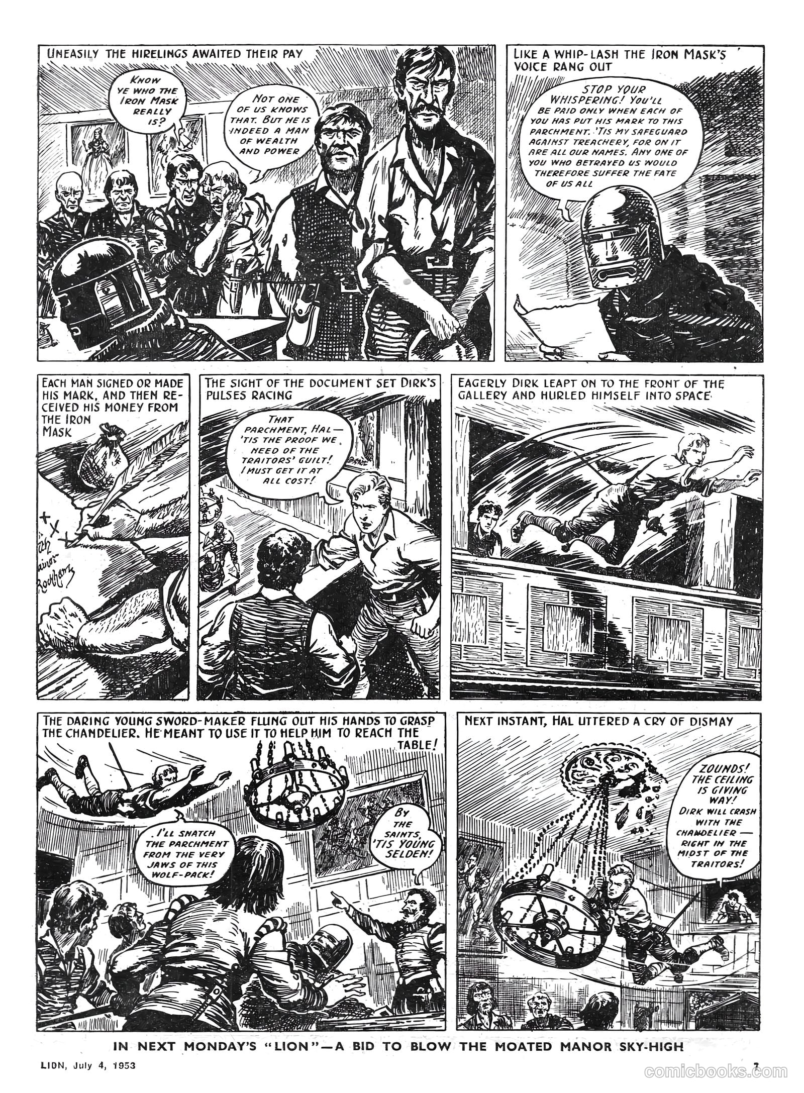 Lion #72 (1953) — page 7 of 20