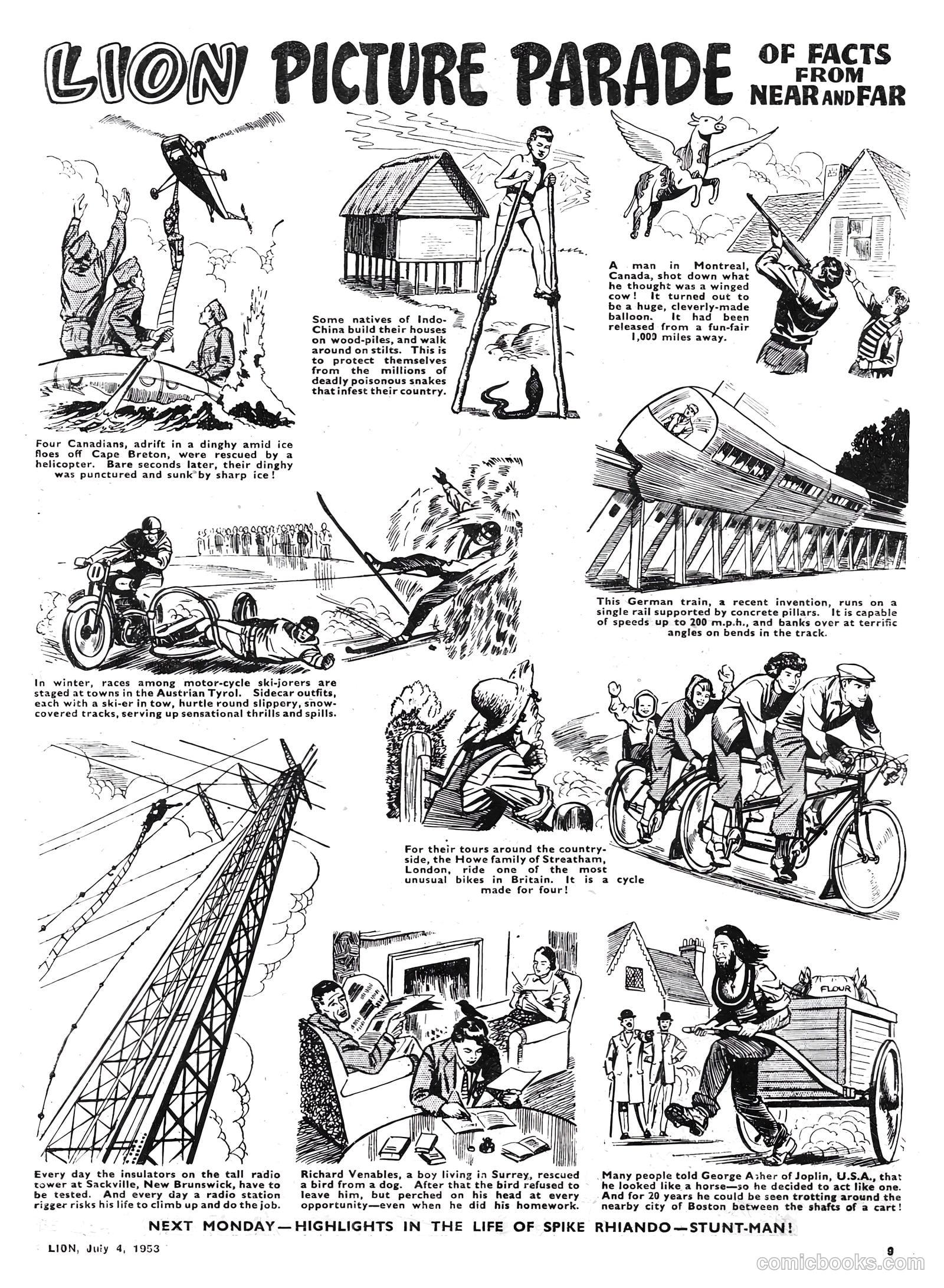 Lion #72 (1953) — page 9 of 20