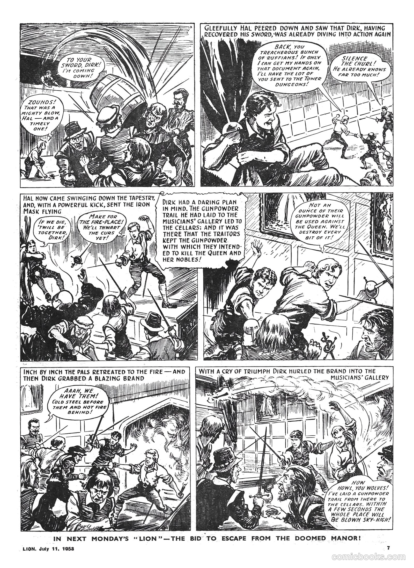 Lion #73 (1953) — page 7 of 20