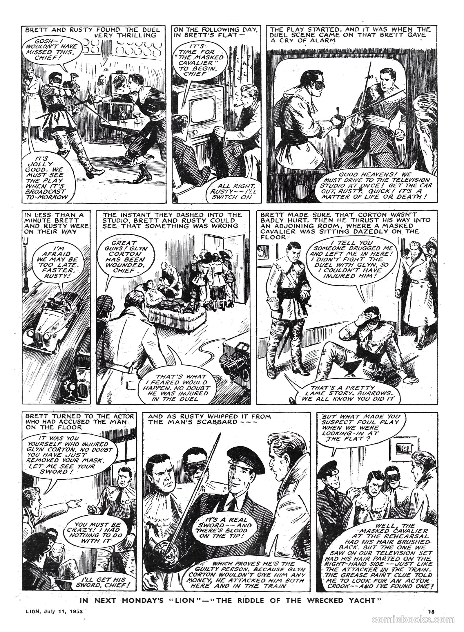 Lion #73 (1953) — page 15 of 20
