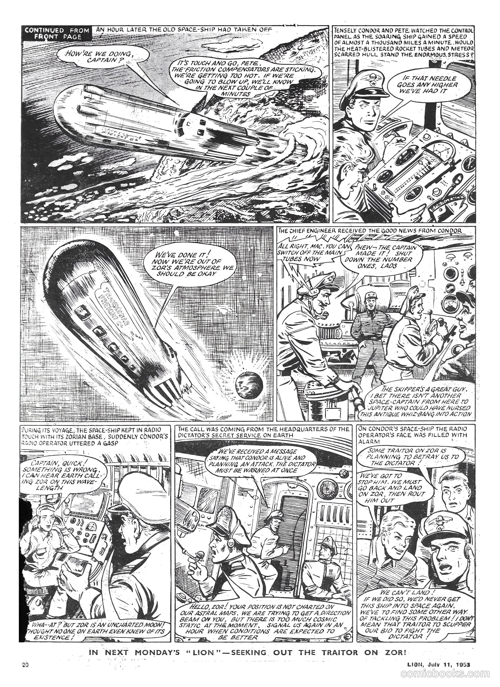 Lion #73 (1953) — page 20 of 20