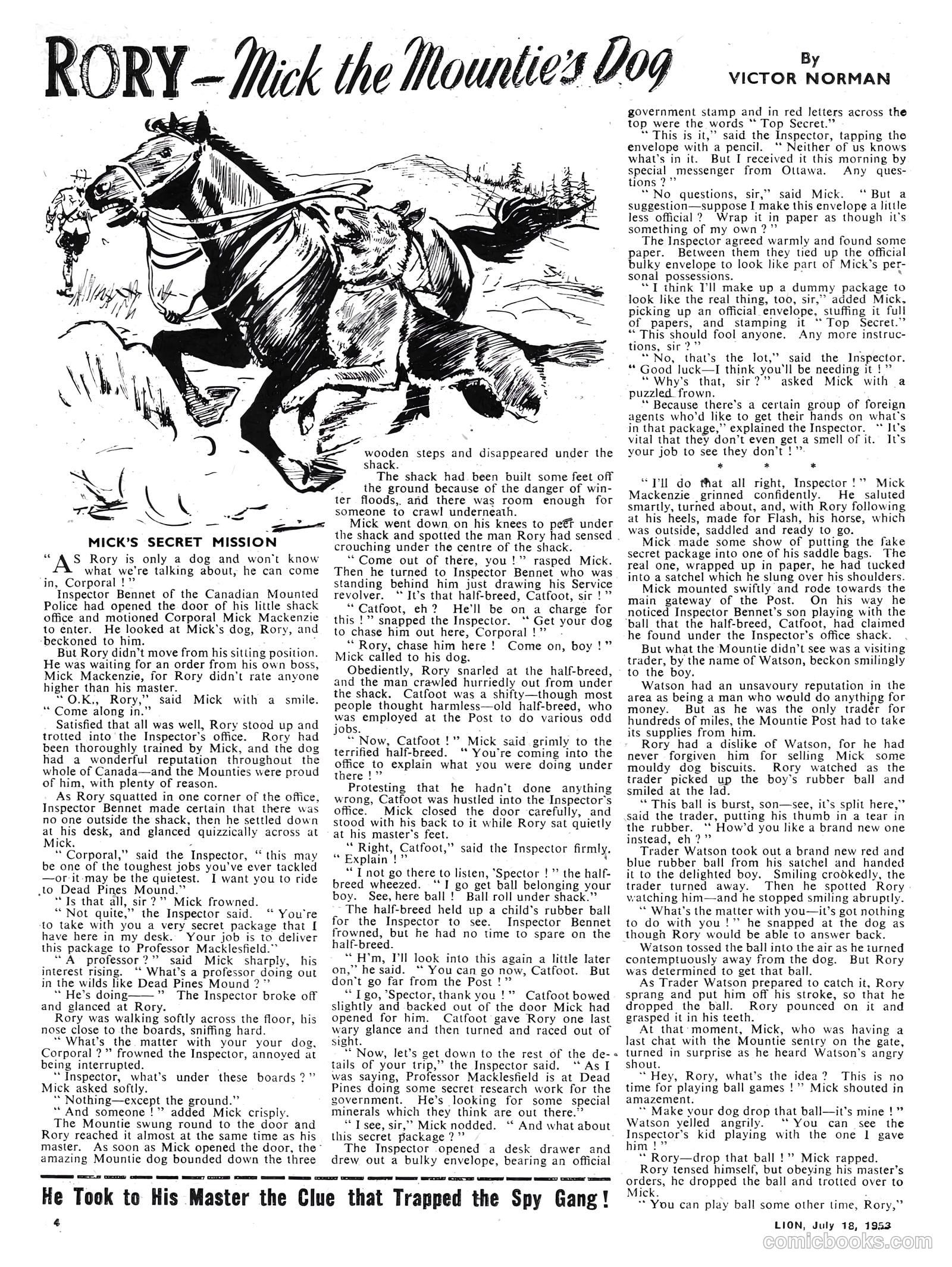Lion #74 (1953) — page 4 of 20