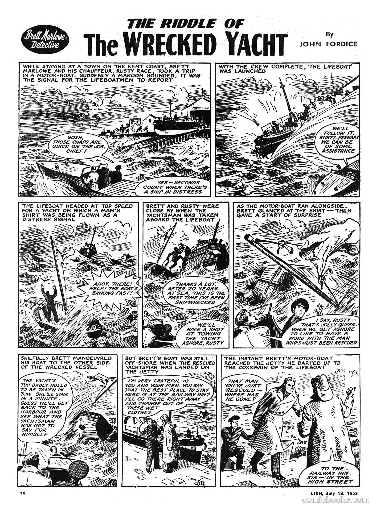 Lion #74 (1953) — page 14 of 20