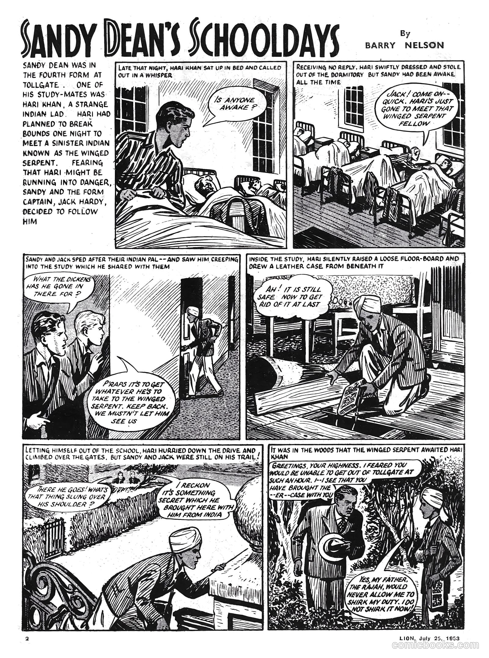 Lion #75 (1953) — page 2 of 20