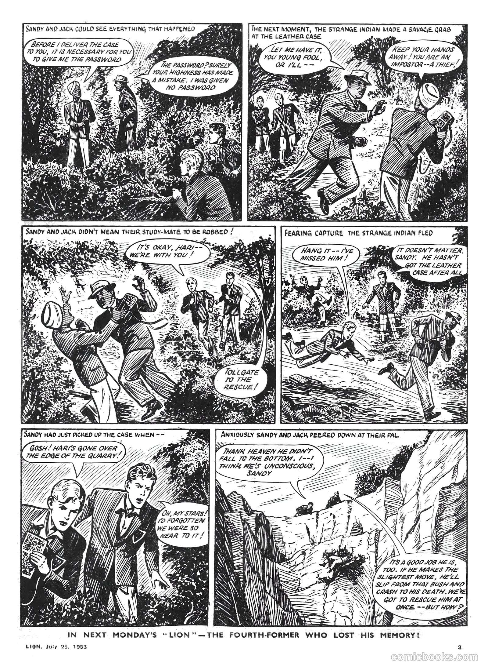 Lion #75 (1953) — page 3 of 20