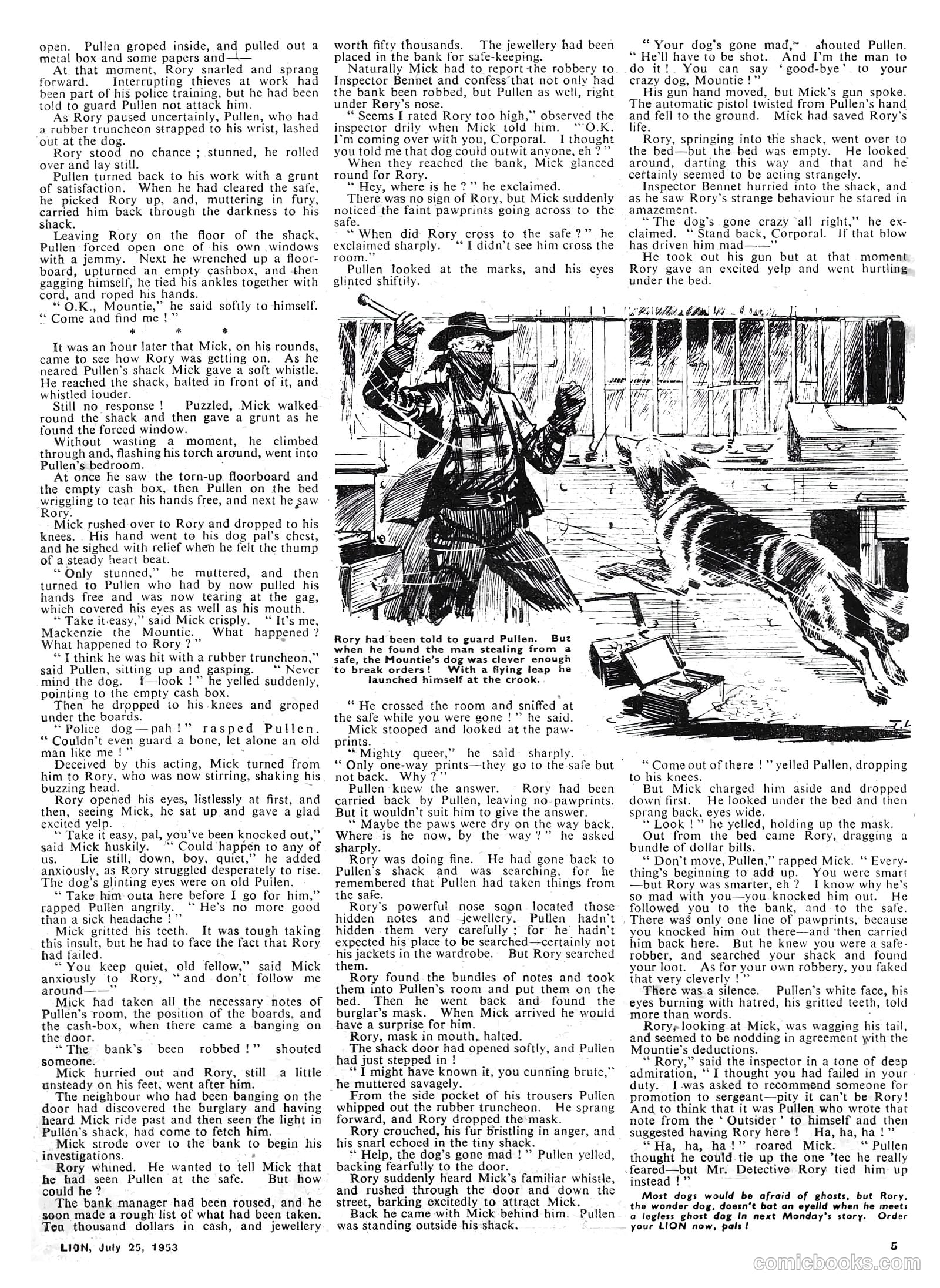 Lion #75 (1953) — page 5 of 20