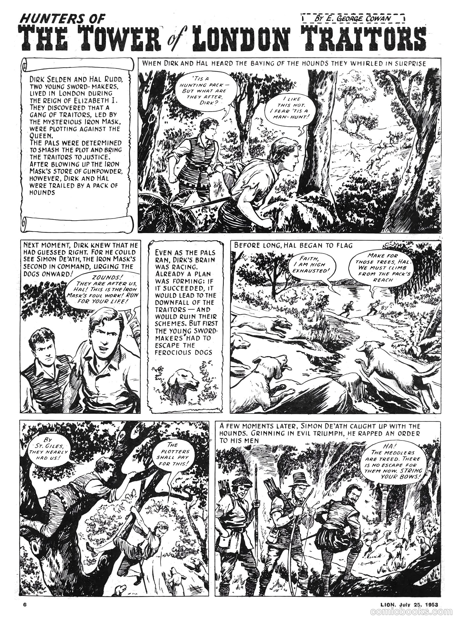 Lion #75 (1953) — page 6 of 20