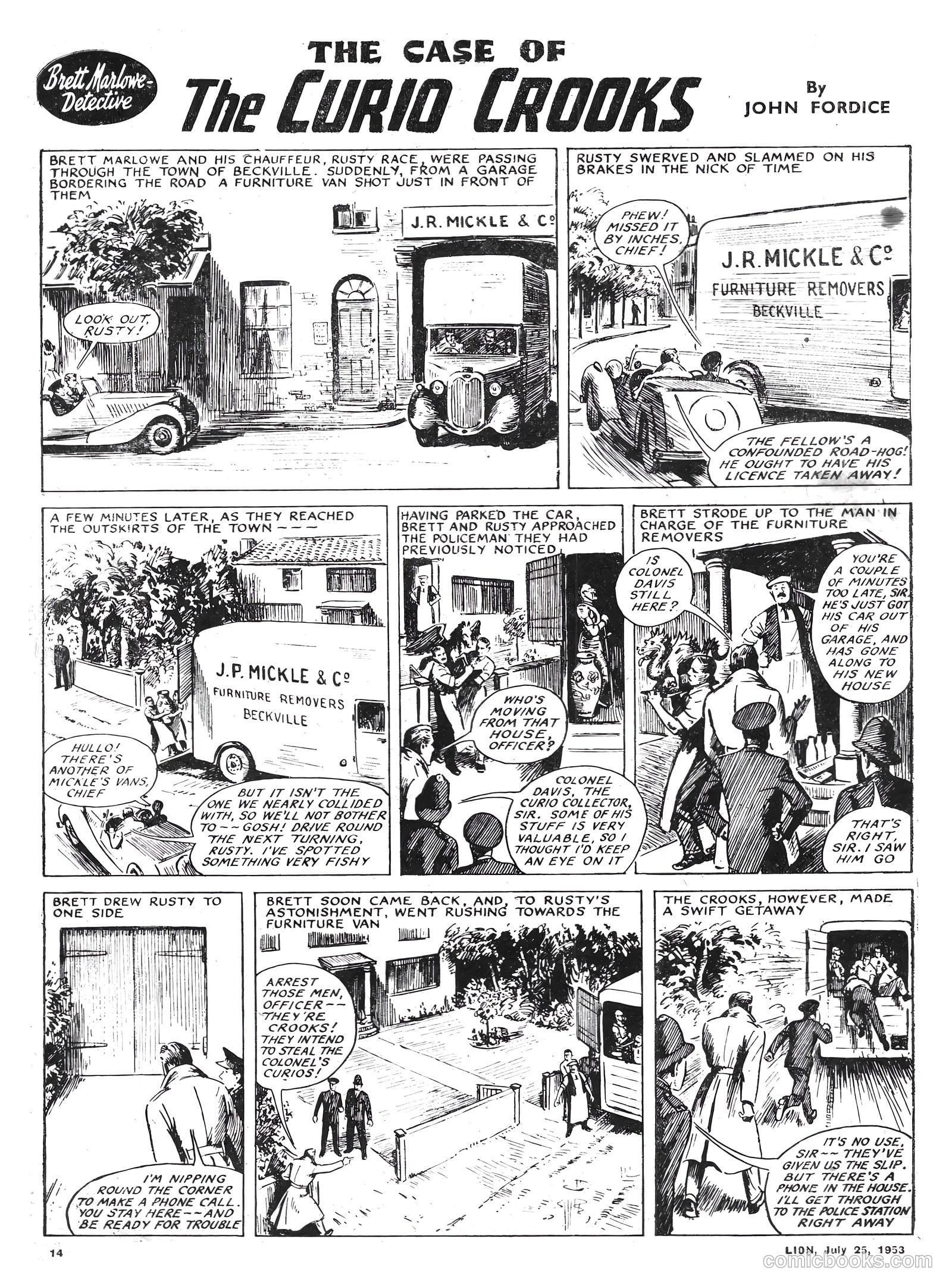 Lion #75 (1953) — page 14 of 20