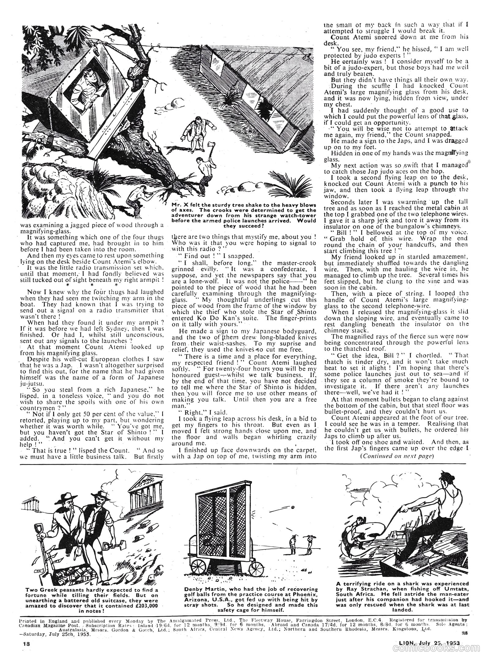 Lion #75 (1953) — page 18 of 20
