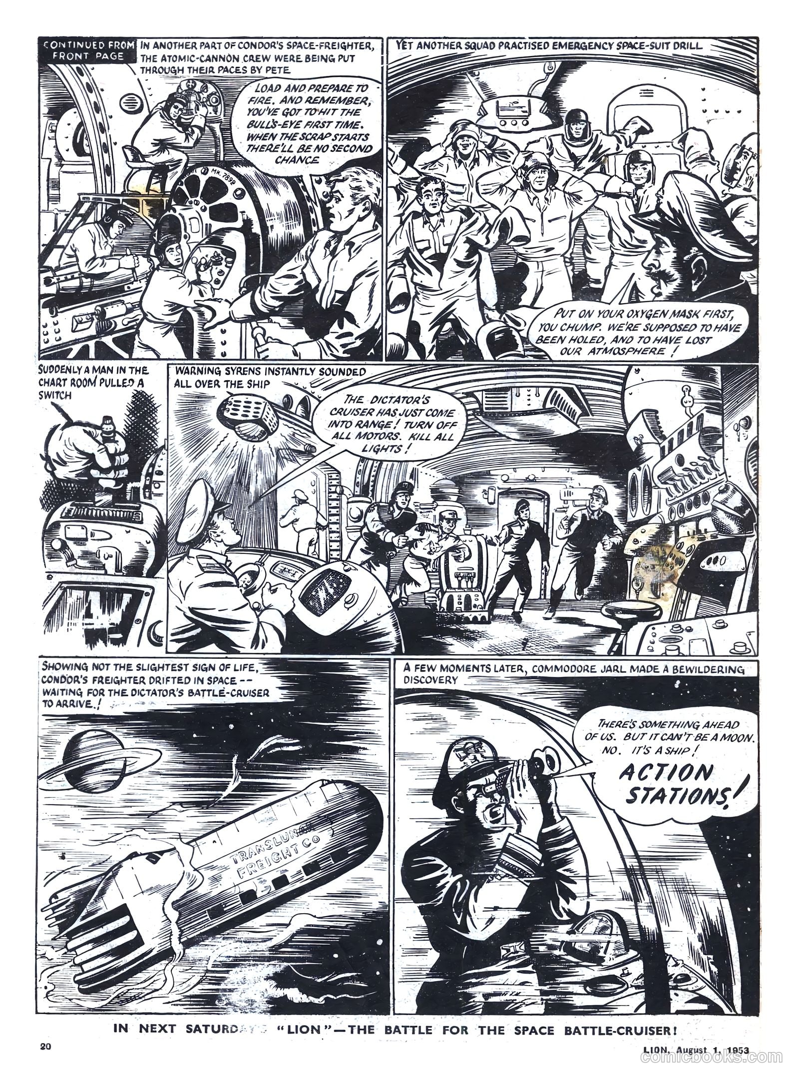 Lion #76 (1953) — page 20 of 20