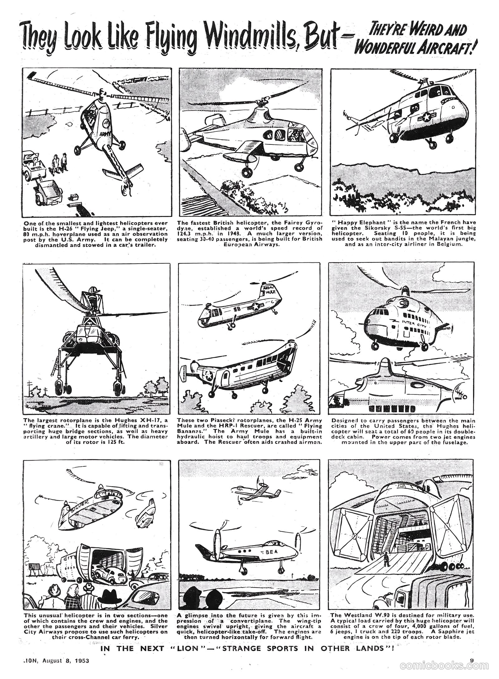Lion #77 (1953) — page 9 of 20