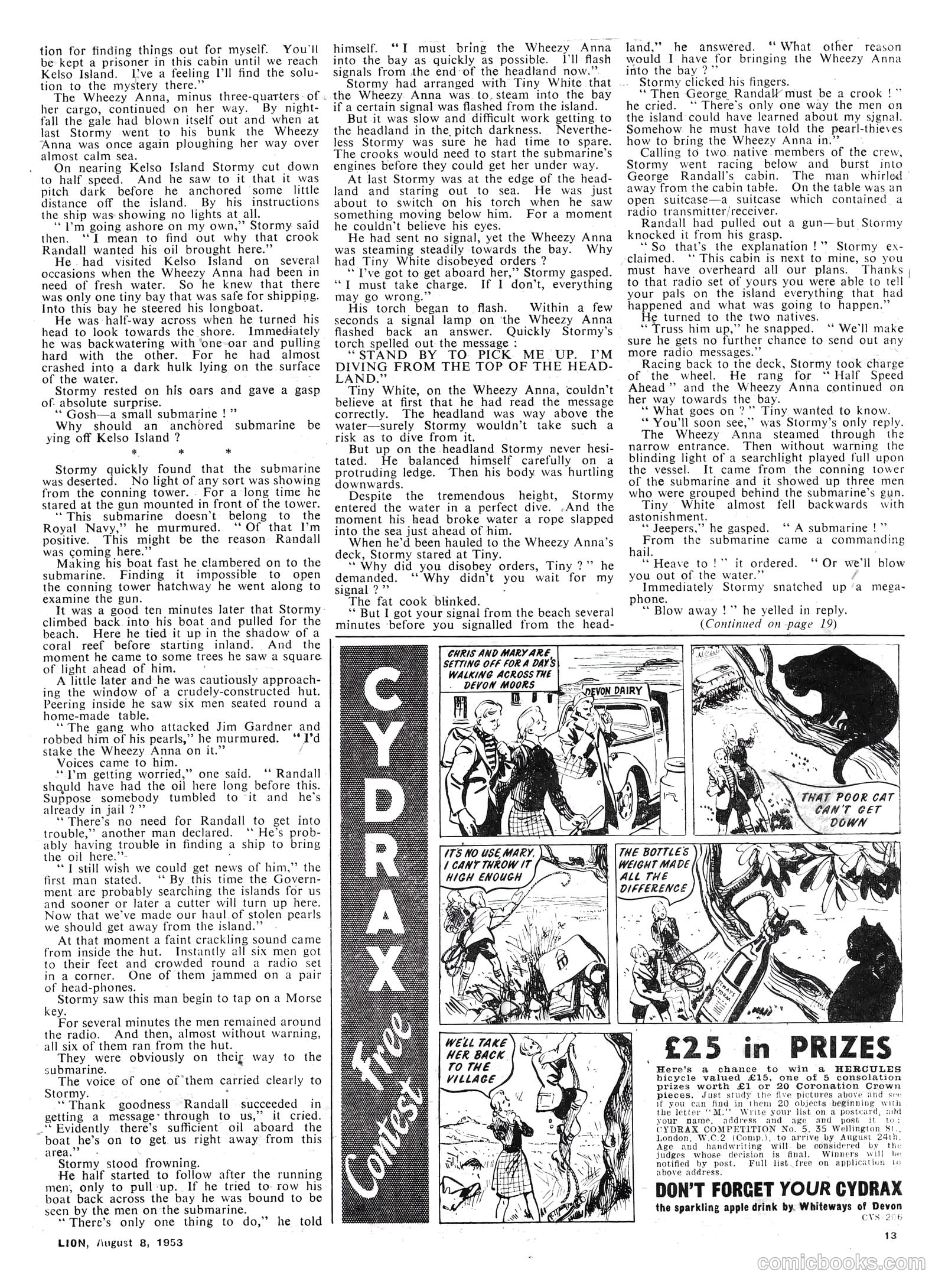 Lion #77 (1953) — page 13 of 20