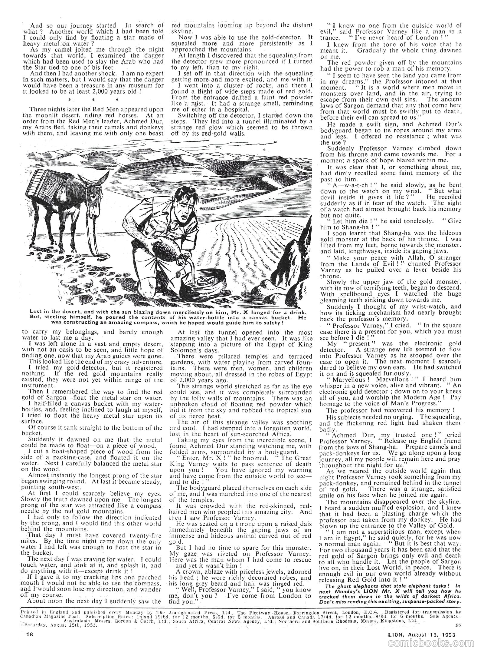 Lion #78 (1953) — page 18 of 20