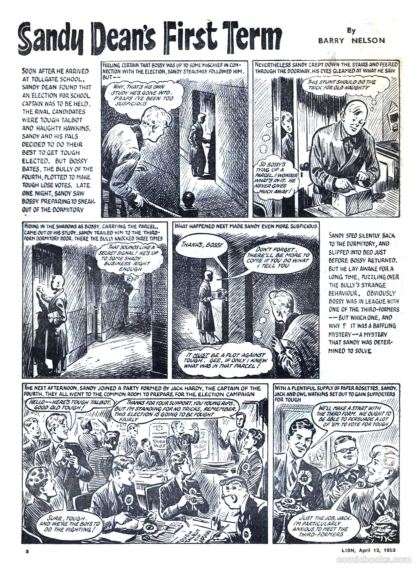 Lion #8 (1952) — page 2 of 20