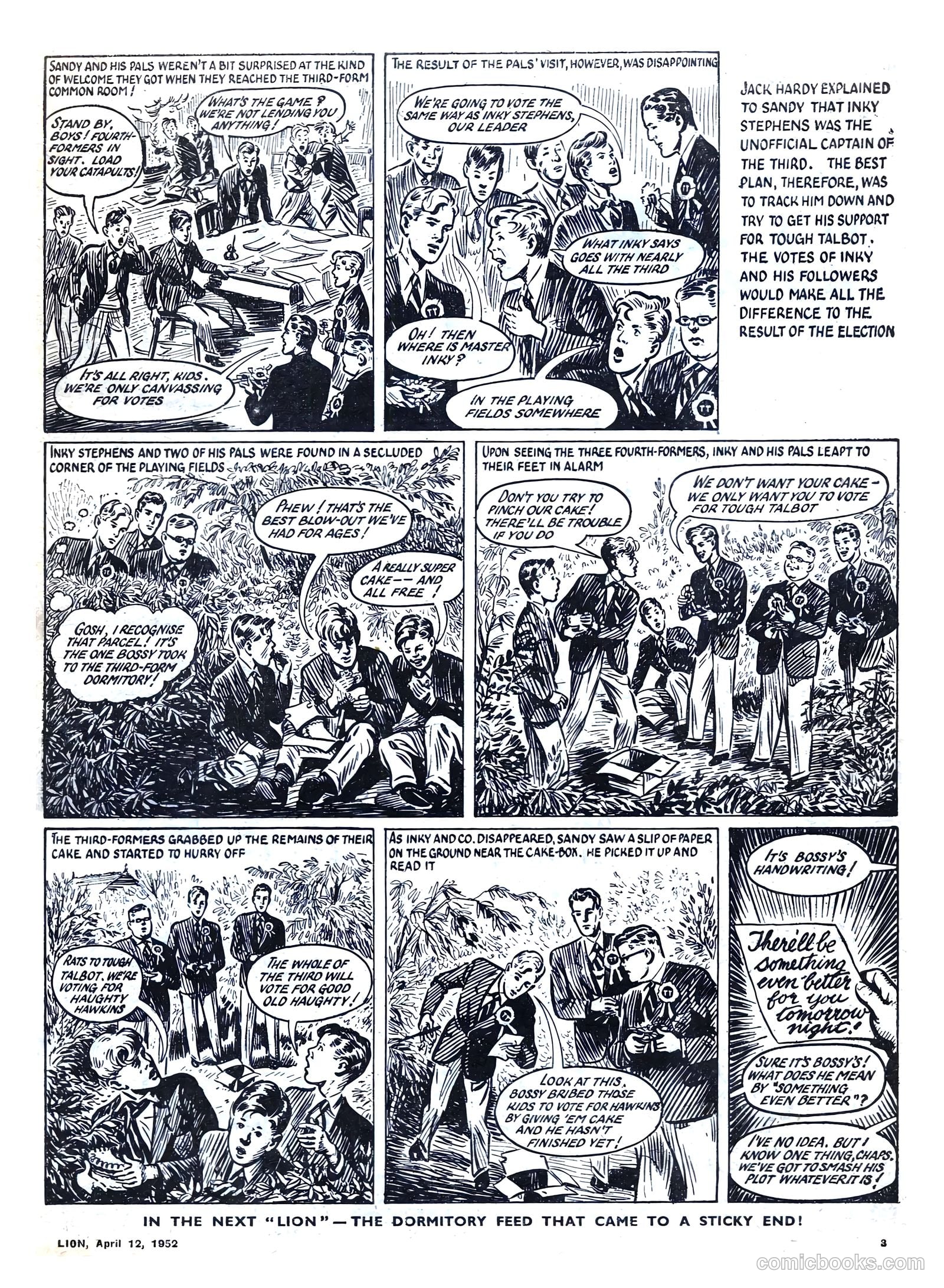 Lion #8 (1952) — page 3 of 20