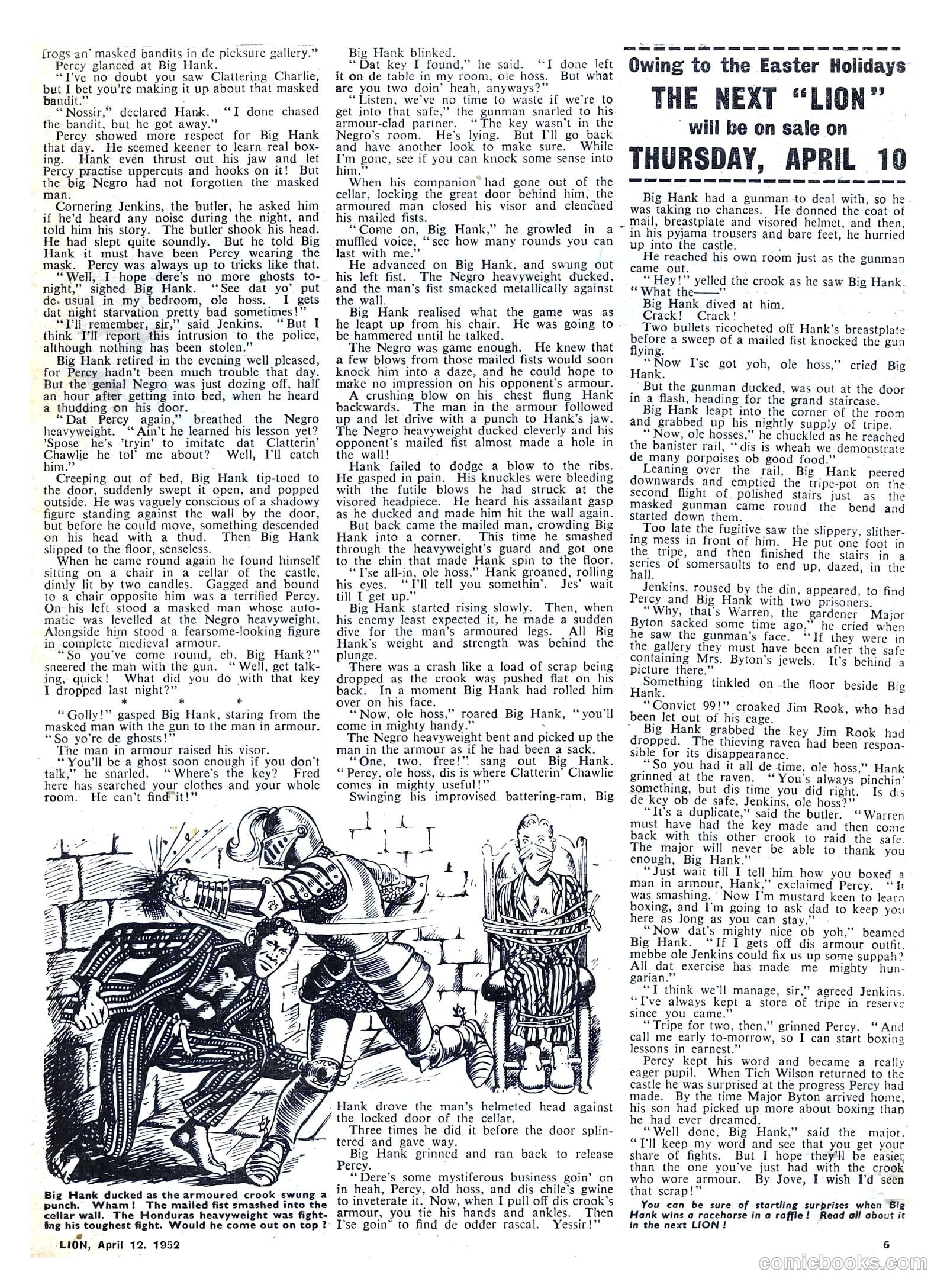 Lion #8 (1952) — page 5 of 20