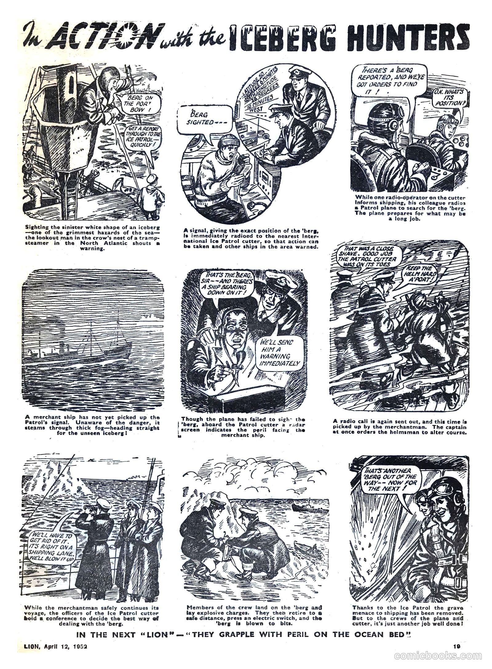 Lion #8 (1952) — page 19 of 20