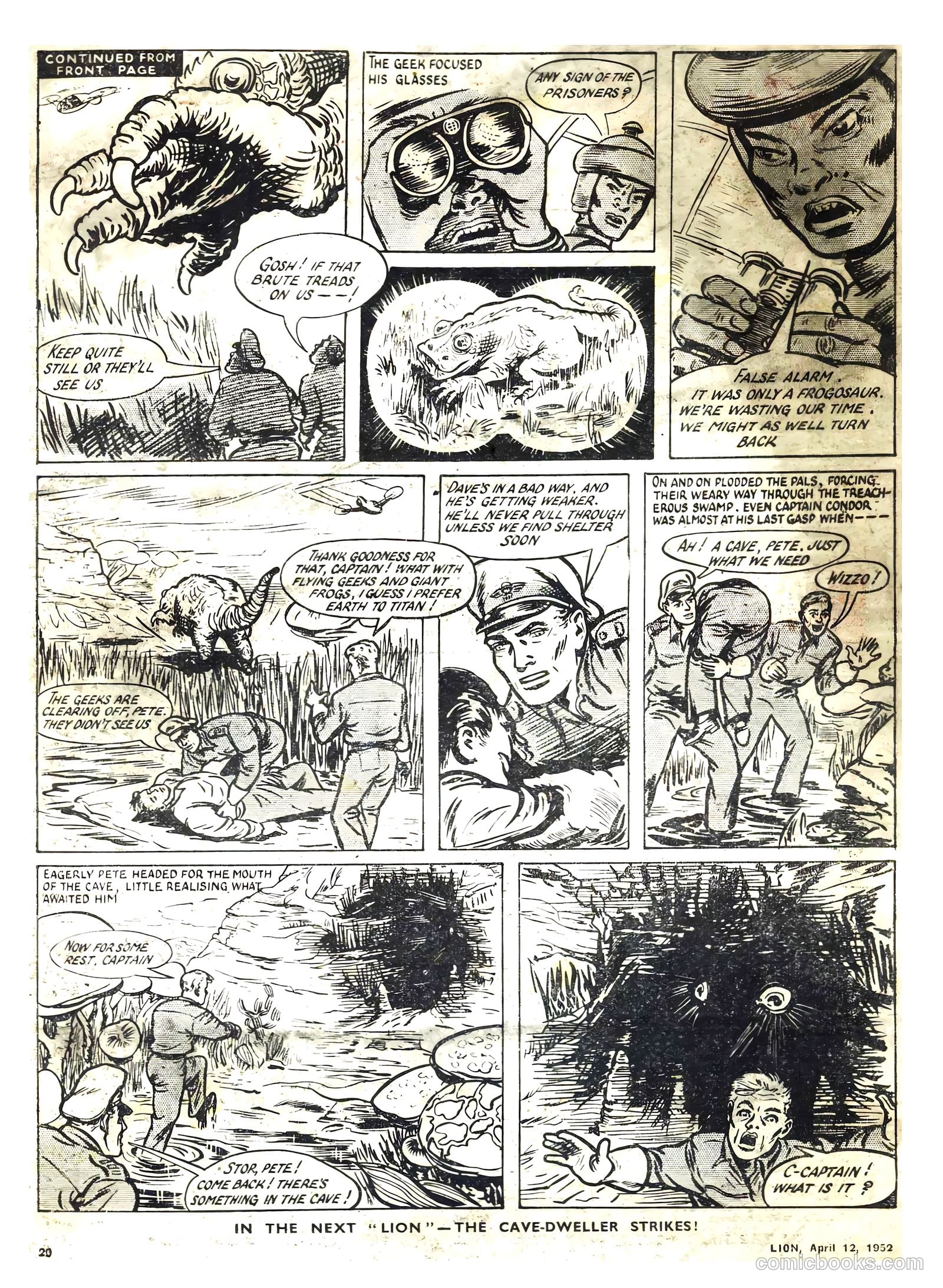 Lion #8 (1952) — page 20 of 20