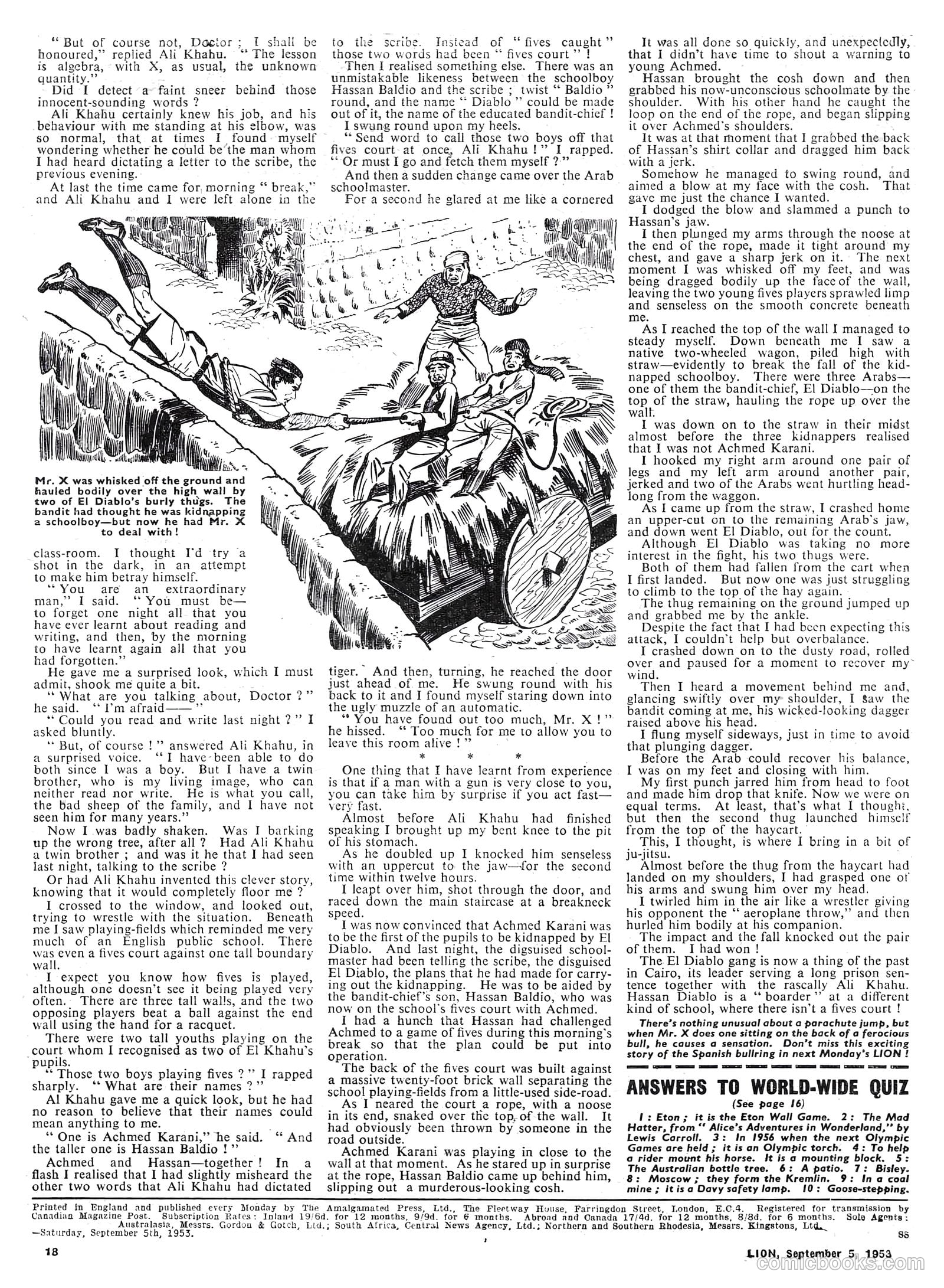 Lion #81 (1953) — page 18 of 20