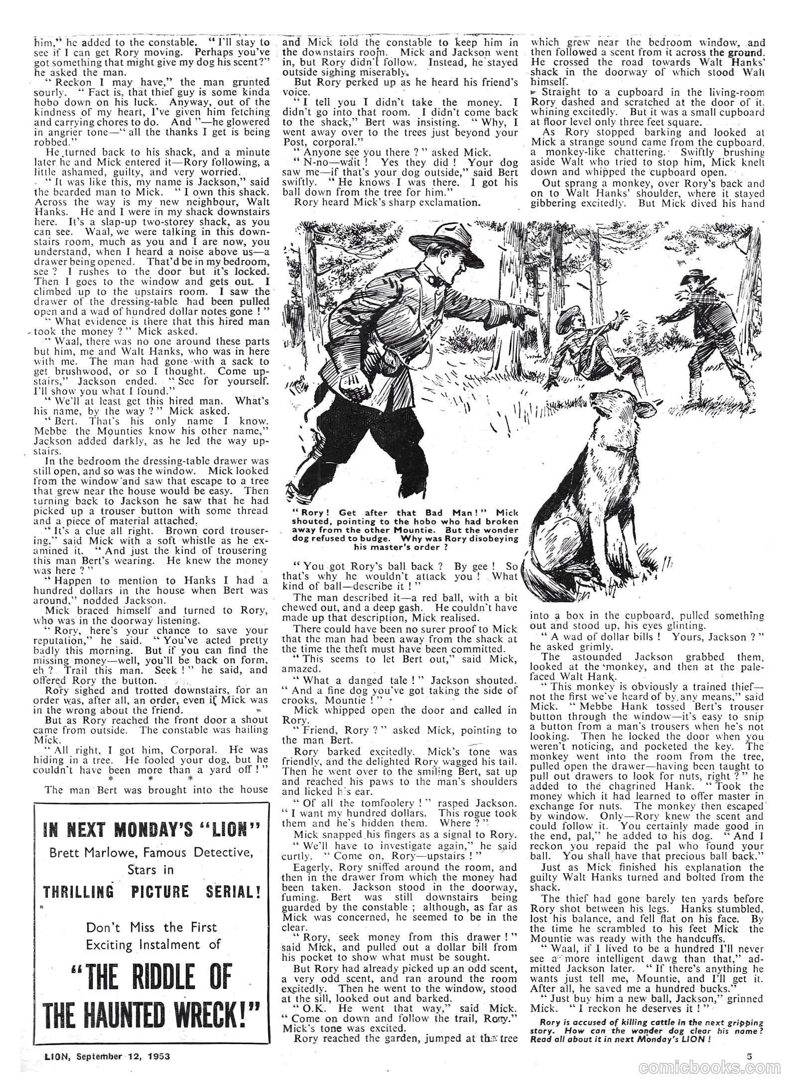 Lion #82 (1953) — page 5 of 20