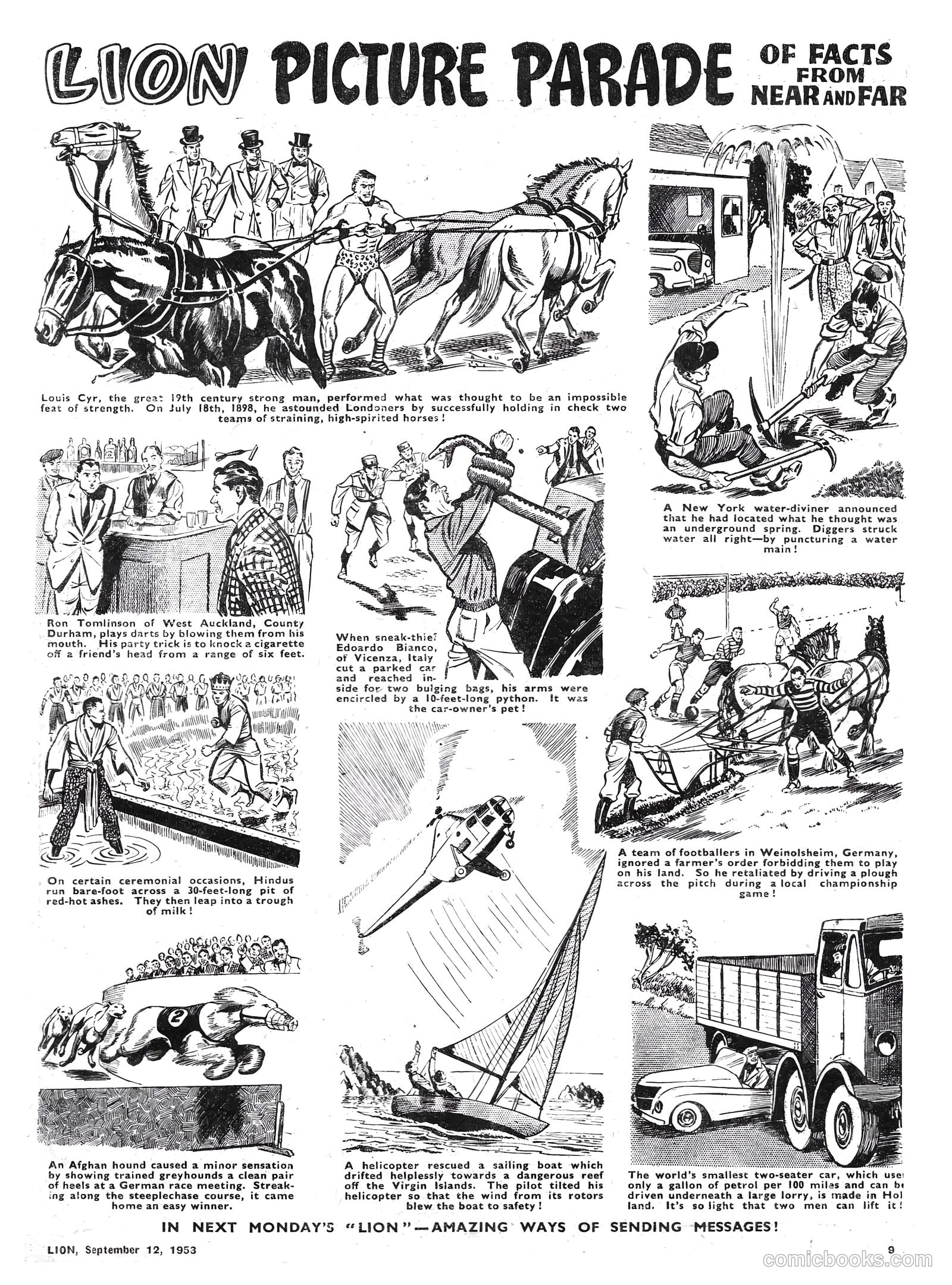 Lion #82 (1953) — page 9 of 20