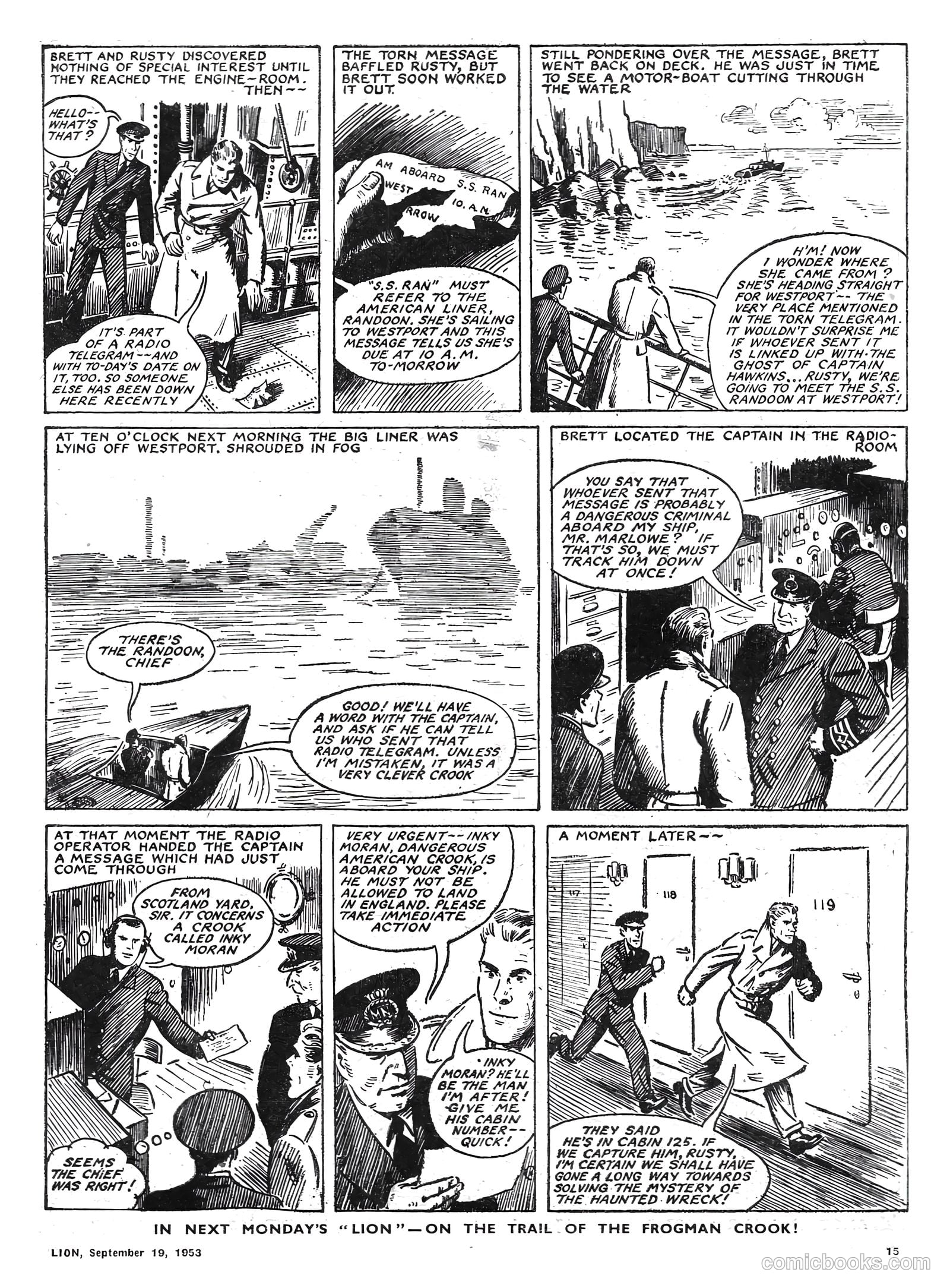 Lion #83 (1953) — page 15 of 20