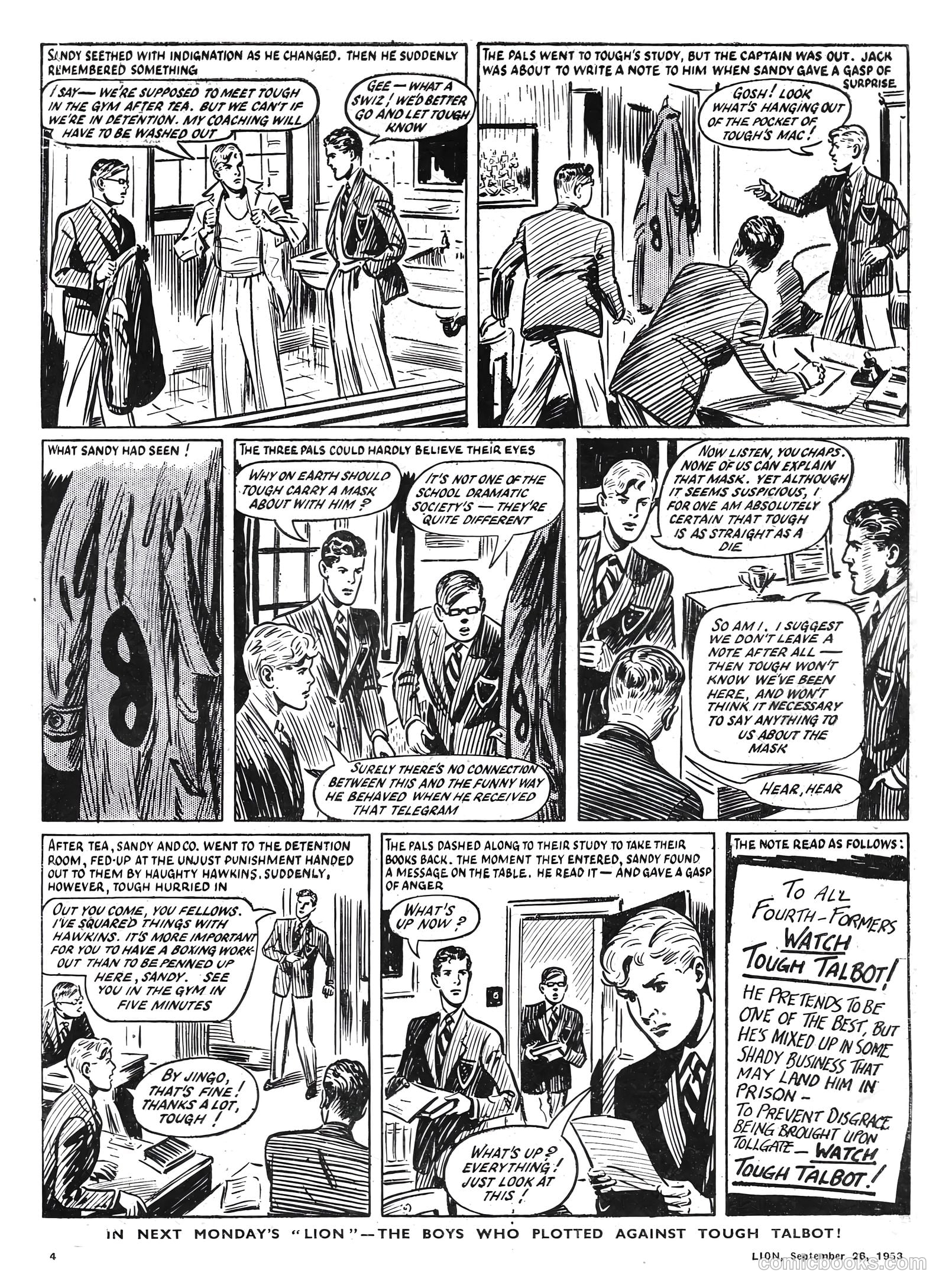 Lion #84 (1953) — page 4 of 20
