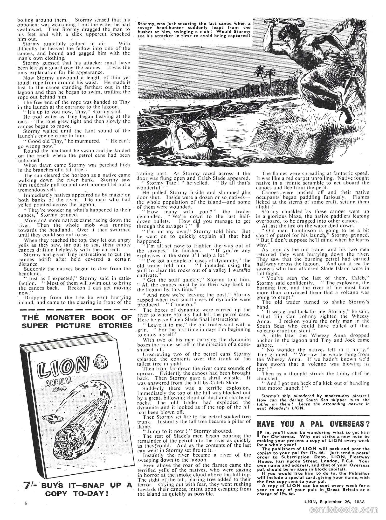 Lion #84 (1953) — page 6 of 20