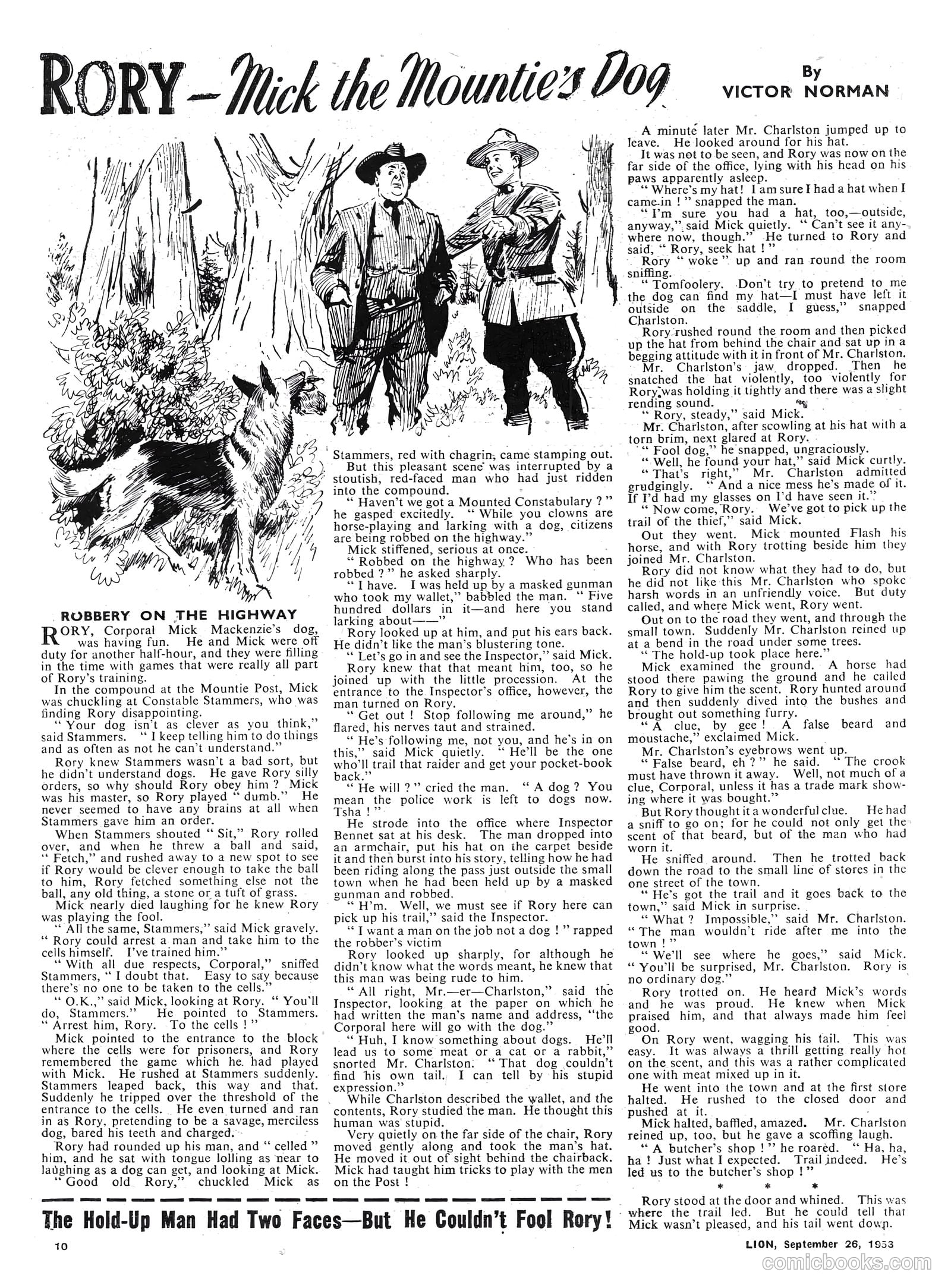 Lion #84 (1953) — page 10 of 20