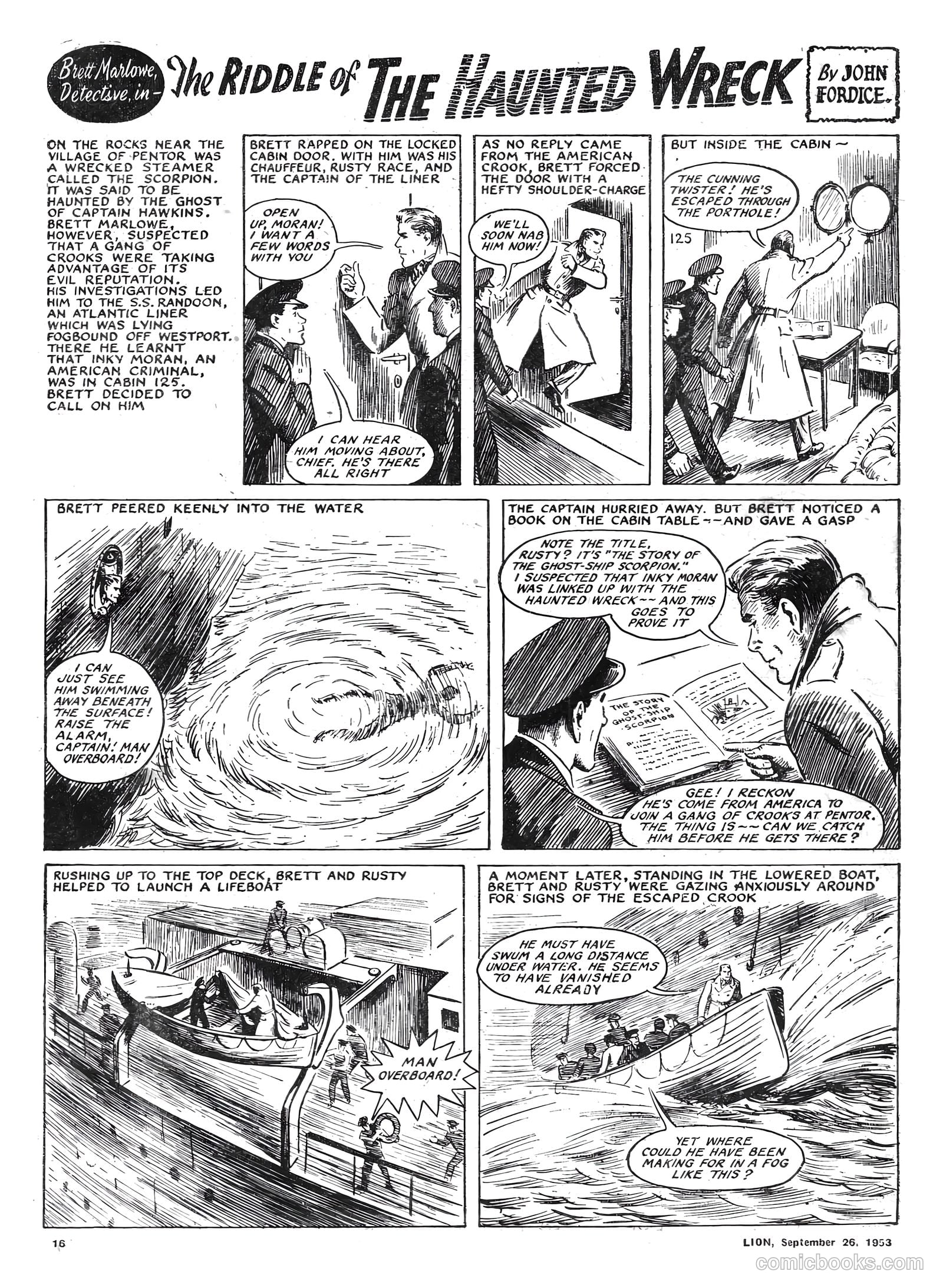 Lion #84 (1953) — page 16 of 20