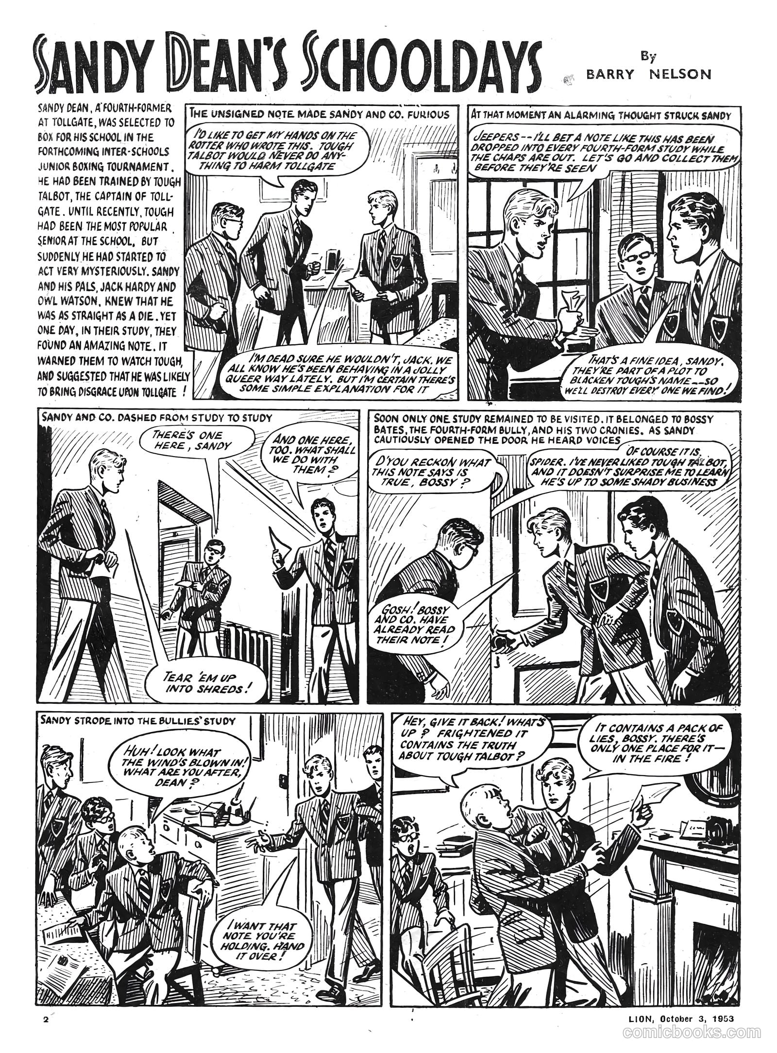 Lion #85 (1953) — page 2 of 20