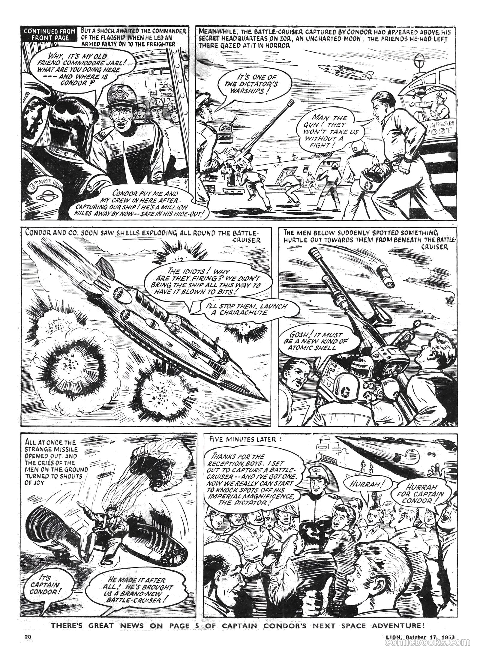 Lion #87 (1953) — page 20 of 20