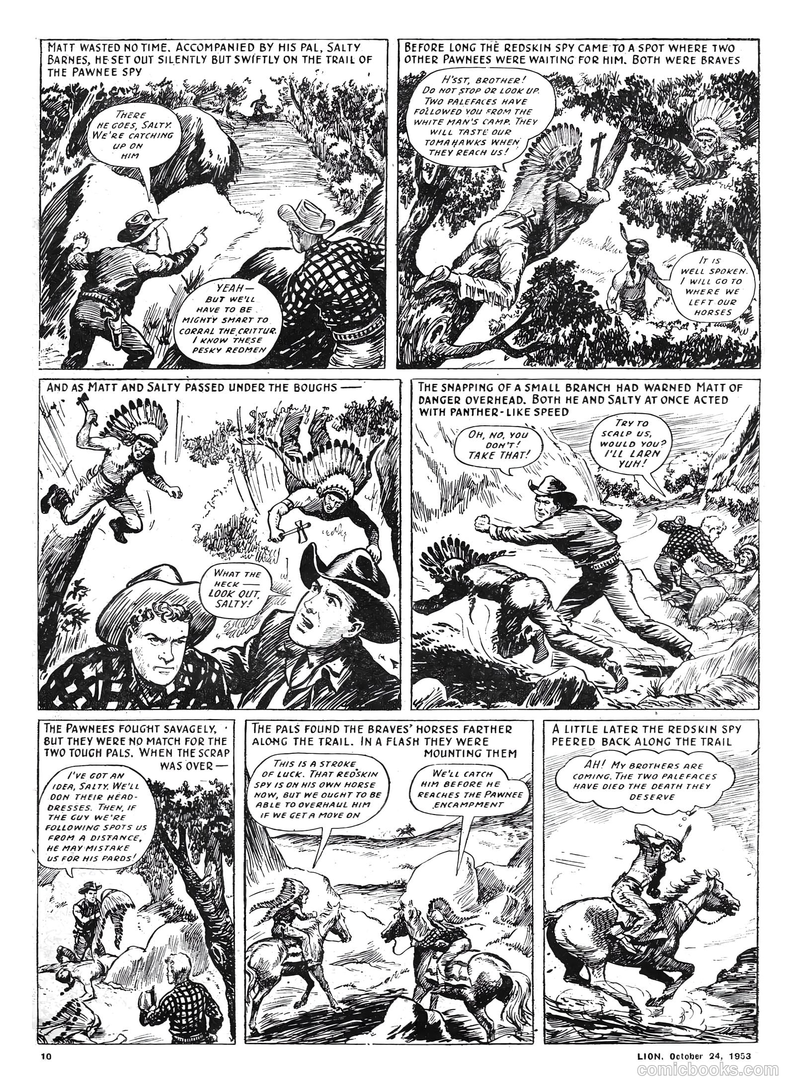 Lion #88 (1953) — page 10 of 20