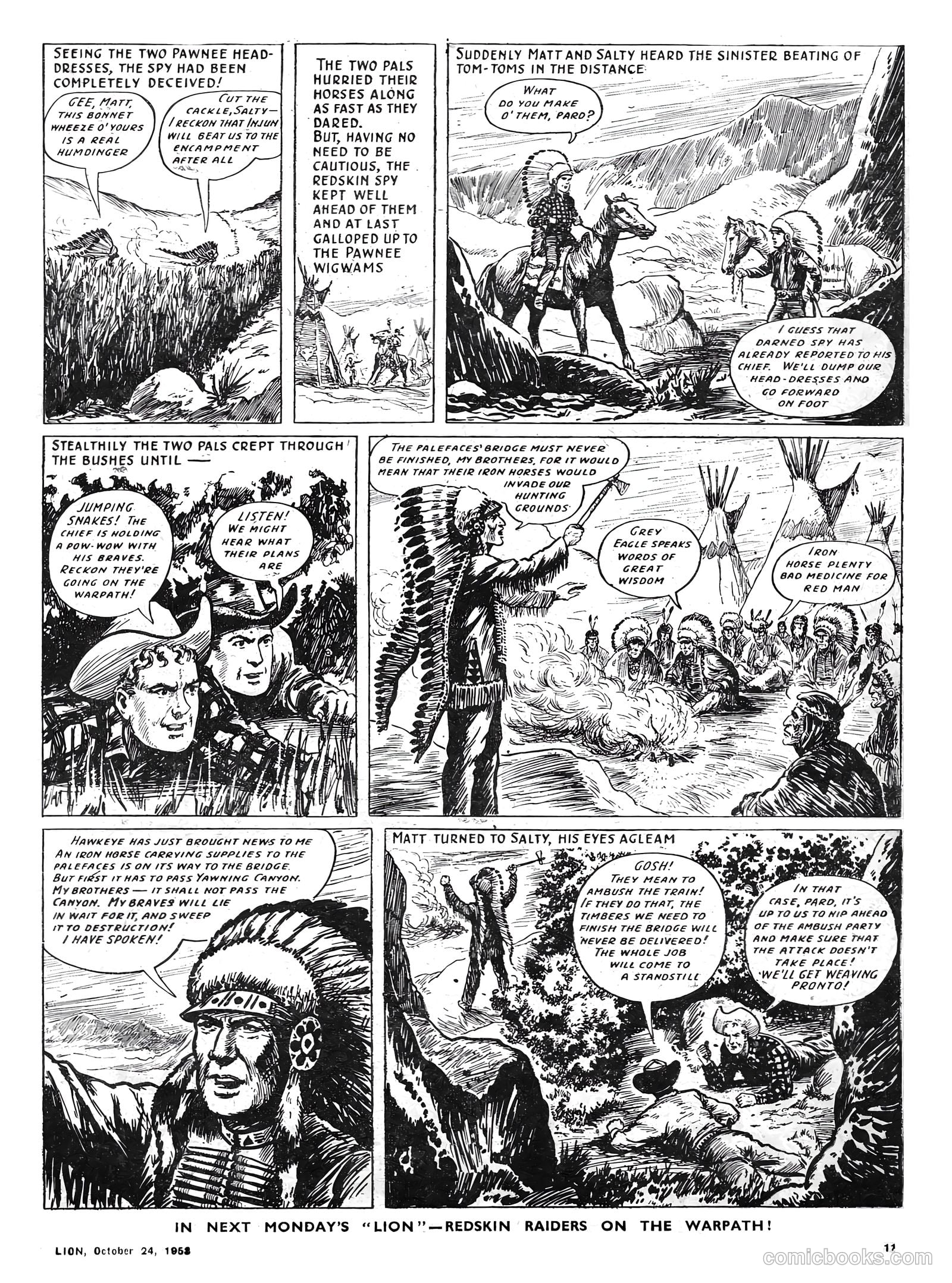 Lion #88 (1953) — page 11 of 20