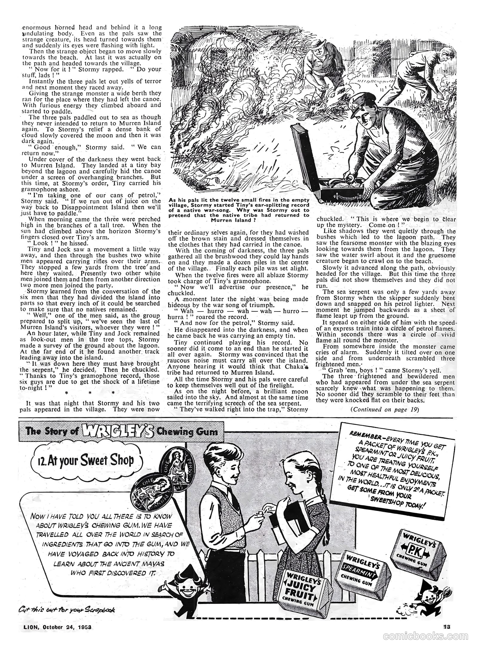 Lion #88 (1953) — page 13 of 20