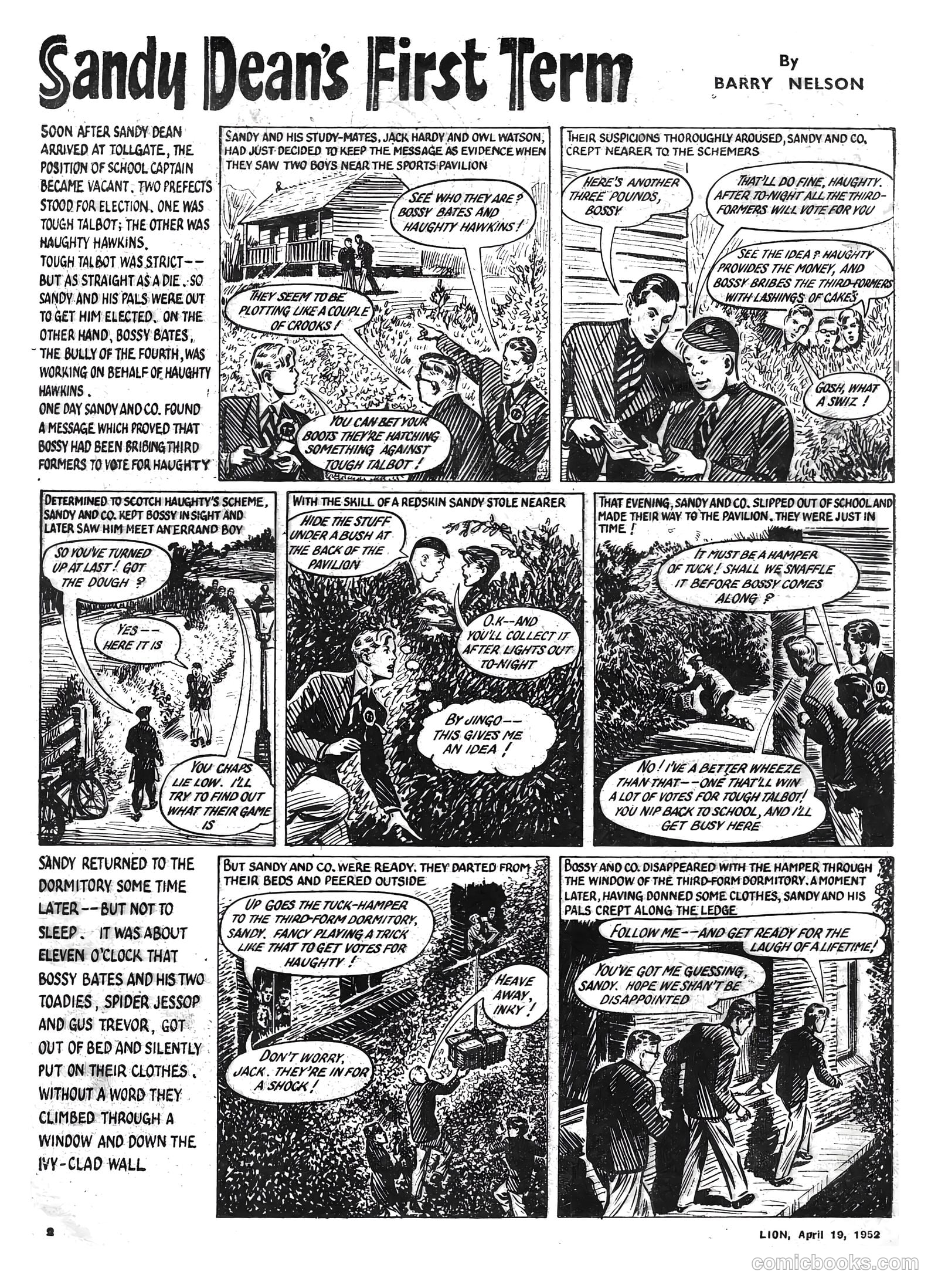 Lion #9 (1952) — page 2 of 20