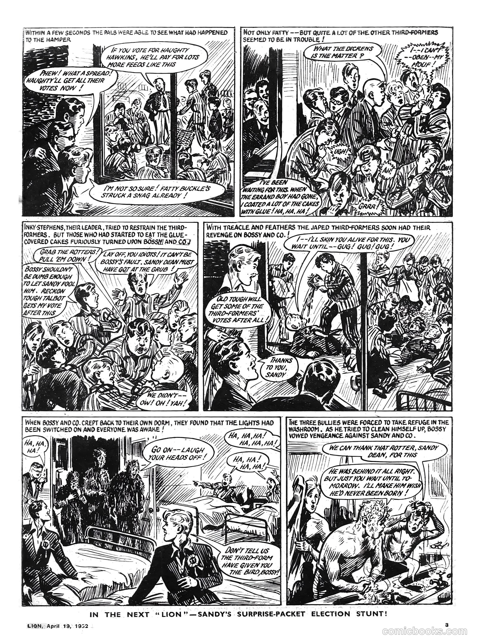 Lion #9 (1952) — page 3 of 20