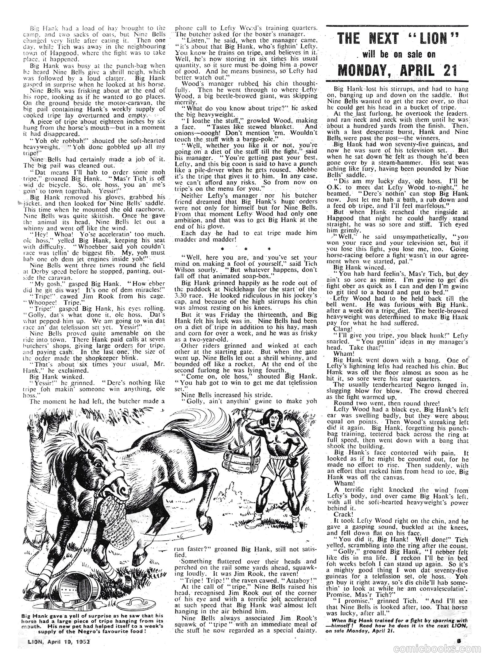 Lion #9 (1952) — page 5 of 20