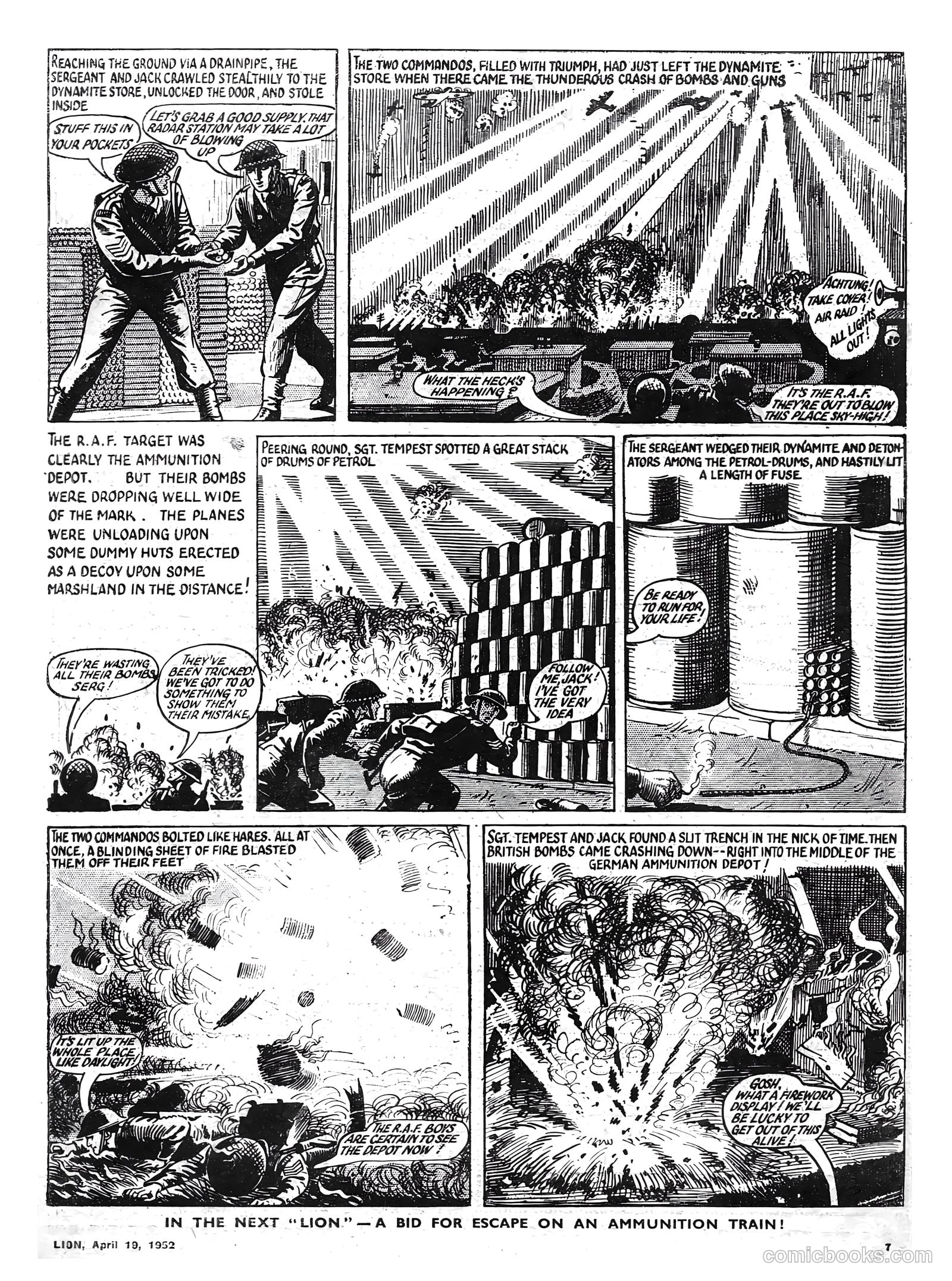 Lion #9 (1952) — page 7 of 20