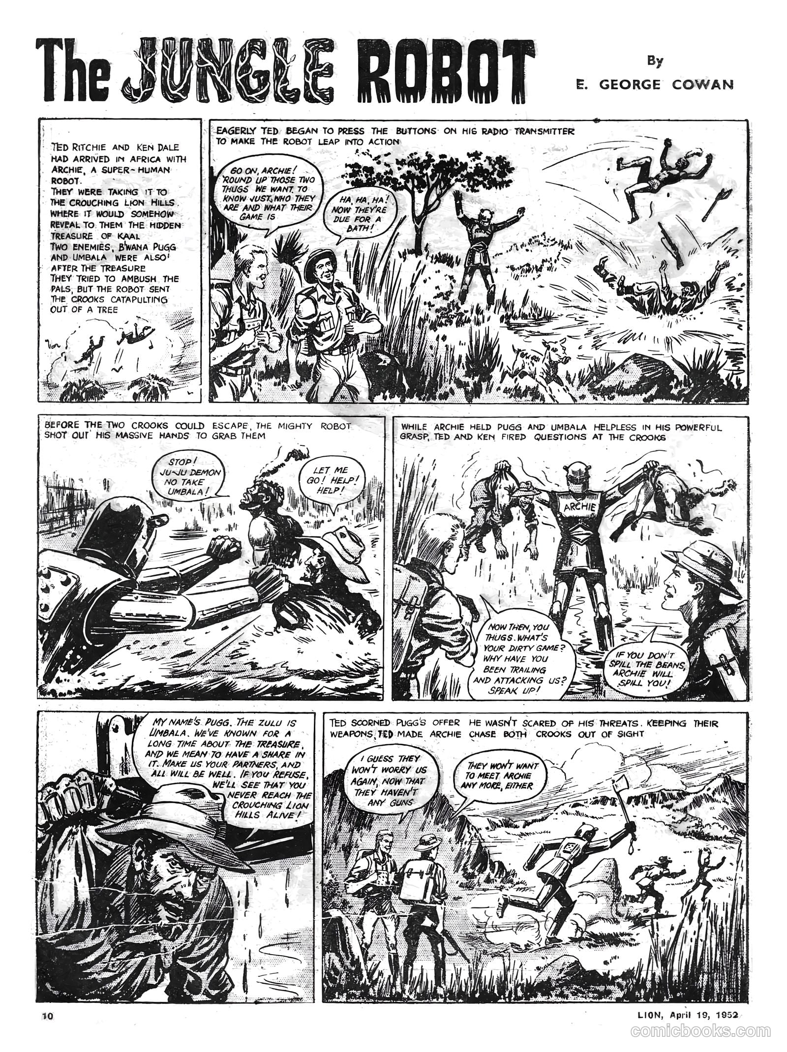 Lion #9 (1952) — page 10 of 20