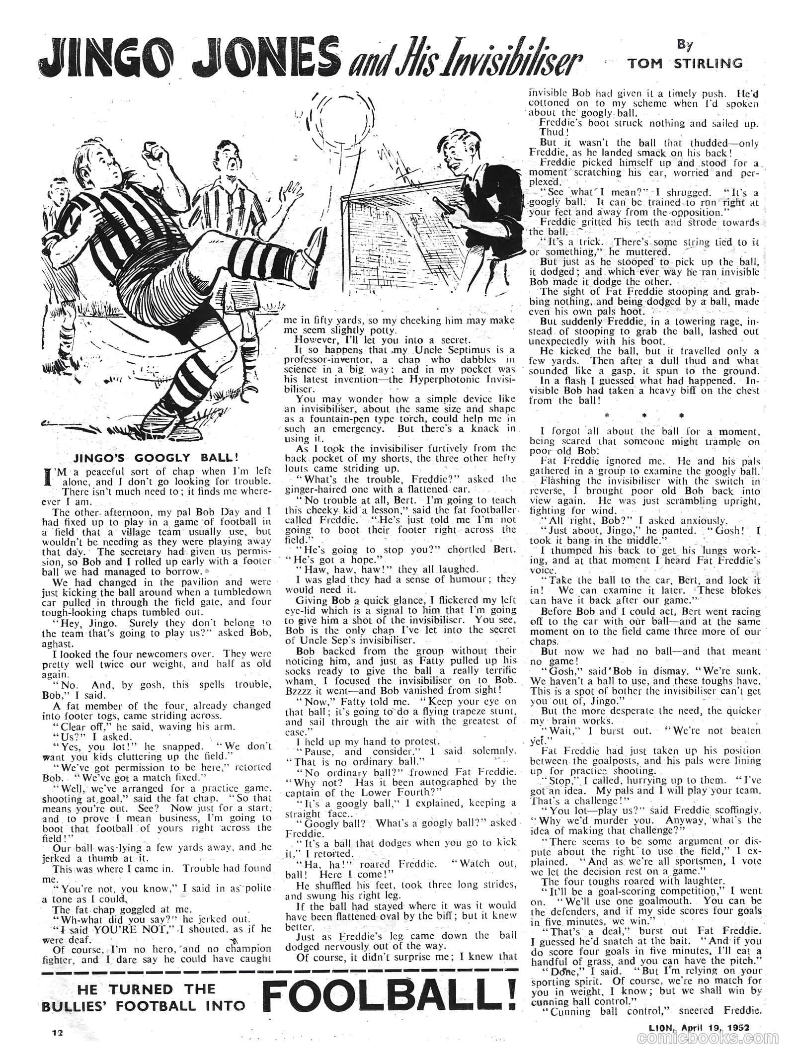 Lion #9 (1952) — page 12 of 20