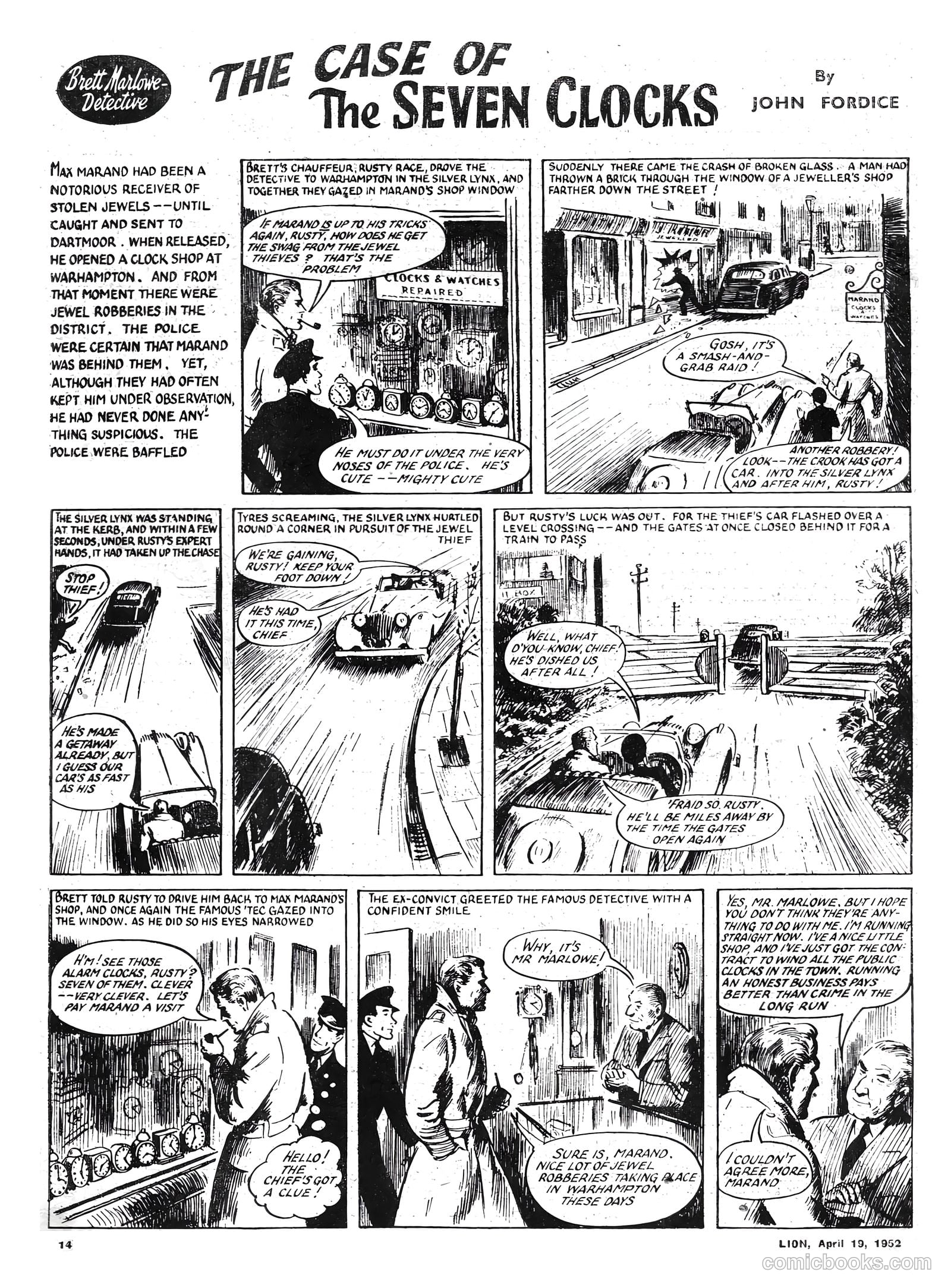 Lion #9 (1952) — page 14 of 20