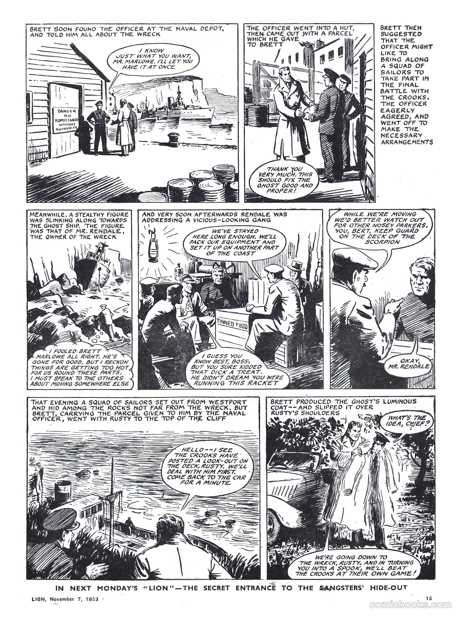 Lion #90 (1953) — page 15 of 20