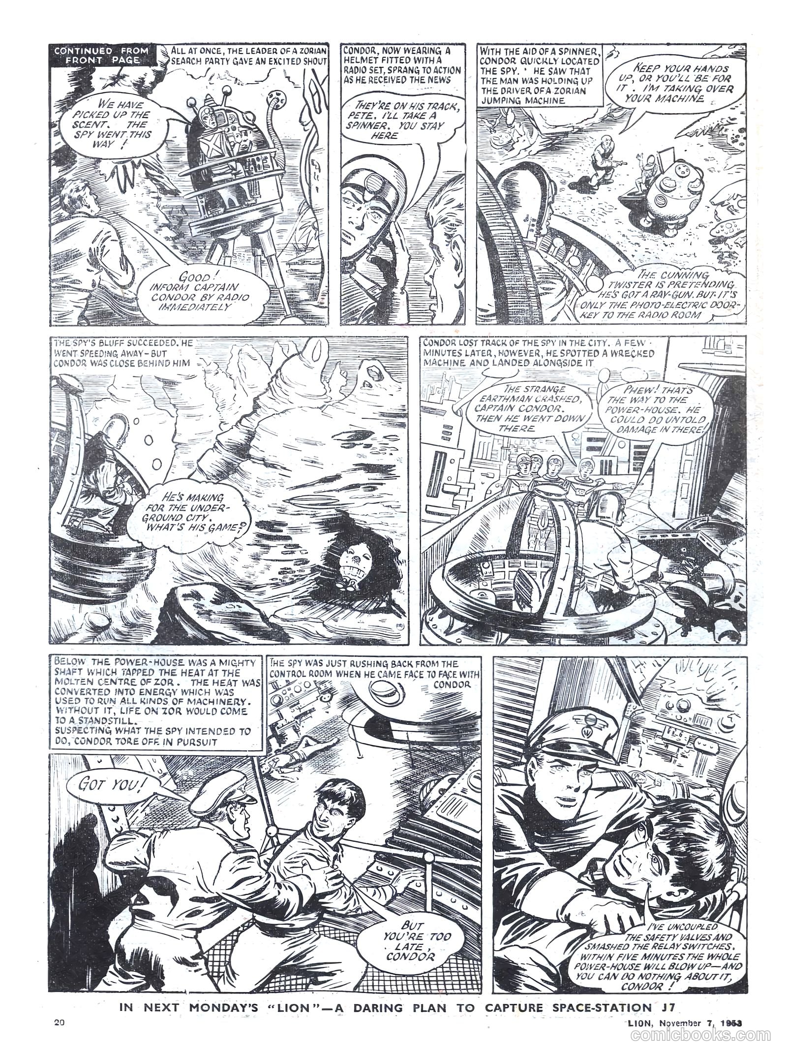 Lion #90 (1953) — page 20 of 20