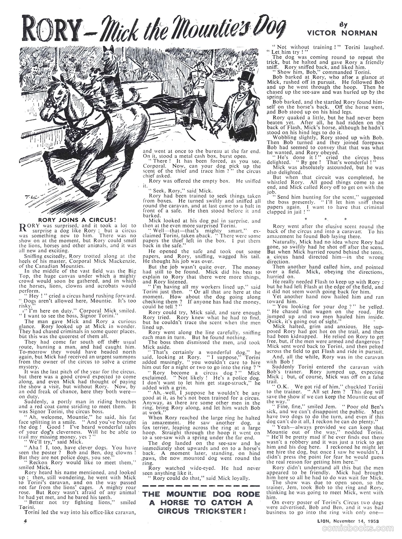 Lion #91 (1953) — page 4 of 20