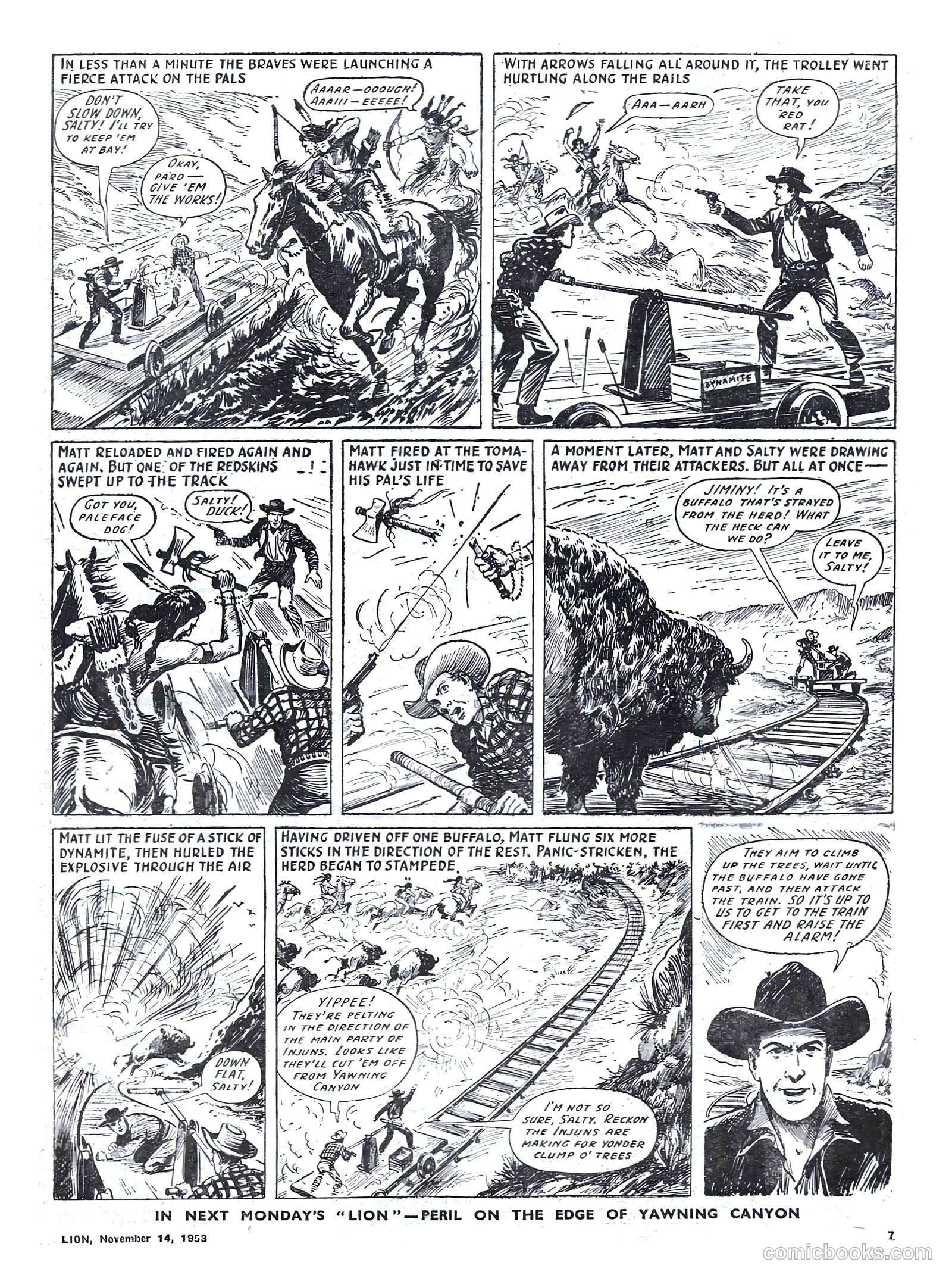 Lion #91 (1953) — page 7 of 20