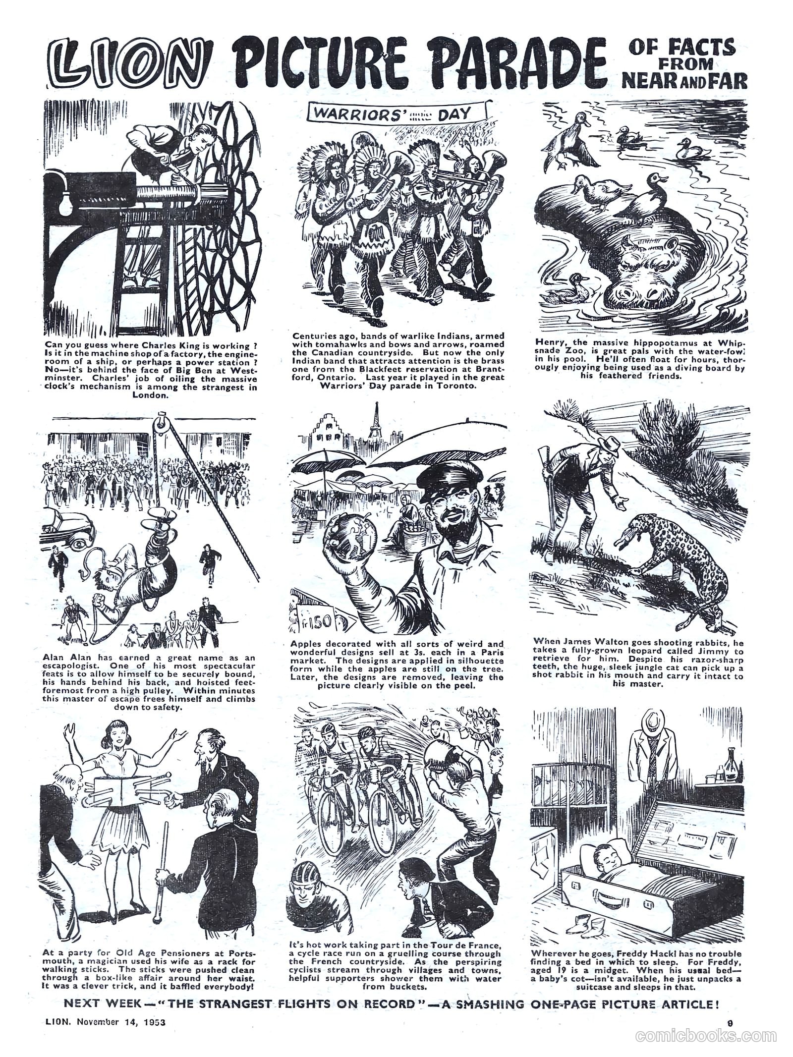 Lion #91 (1953) — page 9 of 20