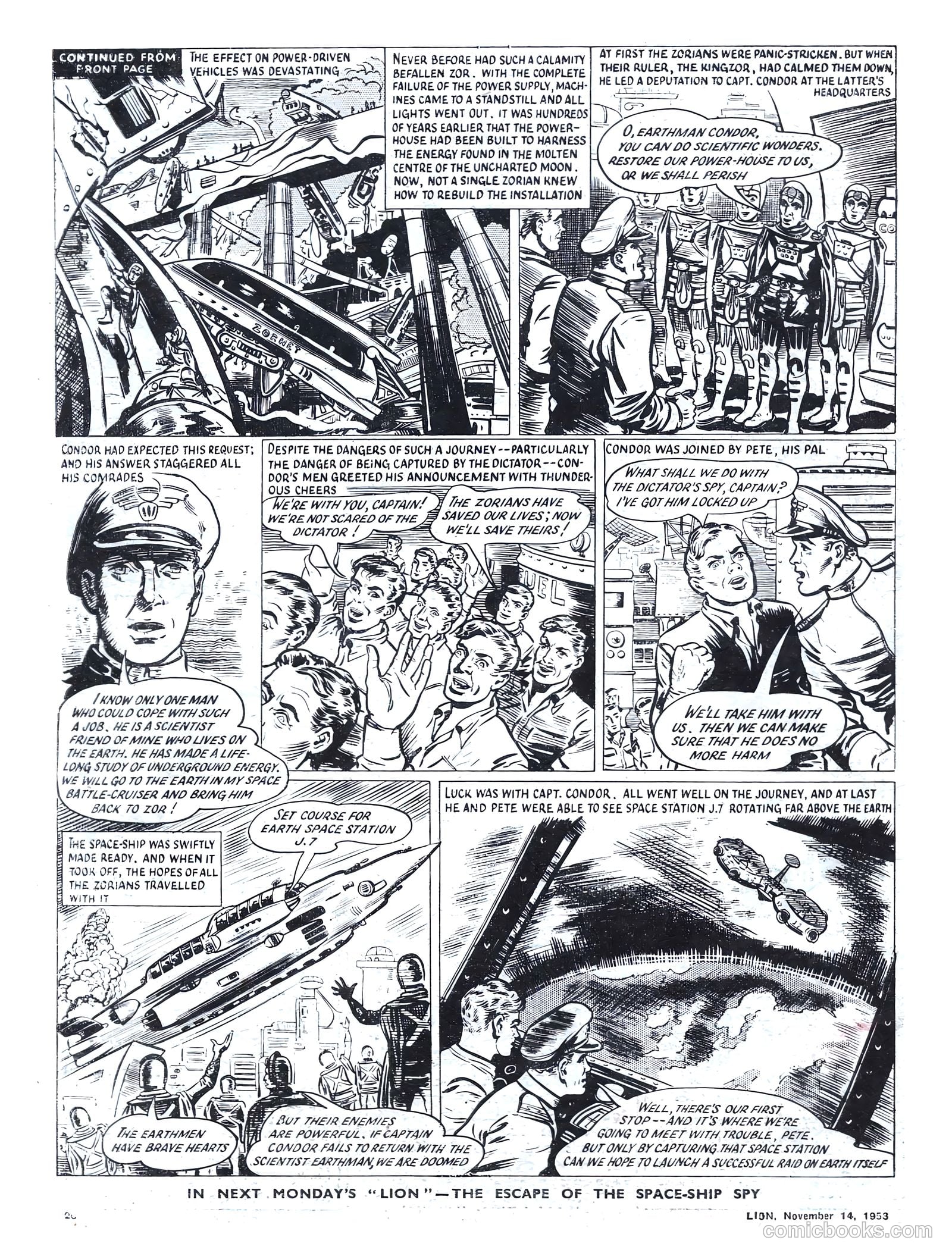 Lion #91 (1953) — page 20 of 20