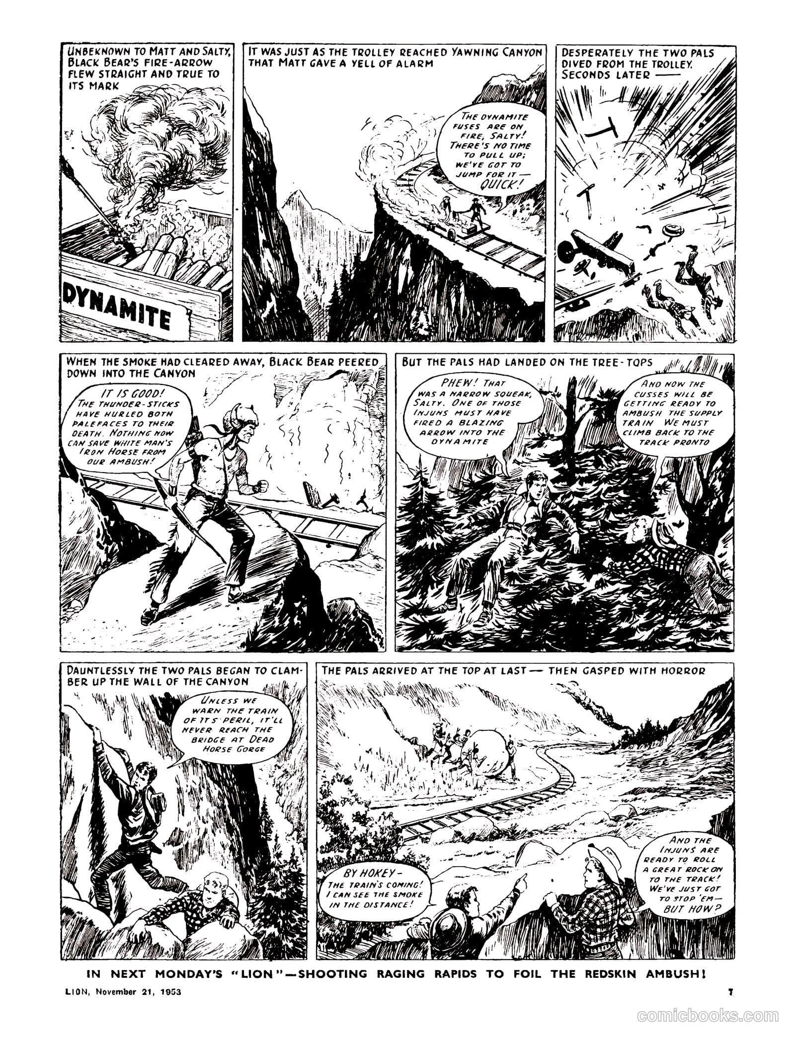 Lion #92 (1953) — page 7 of 20