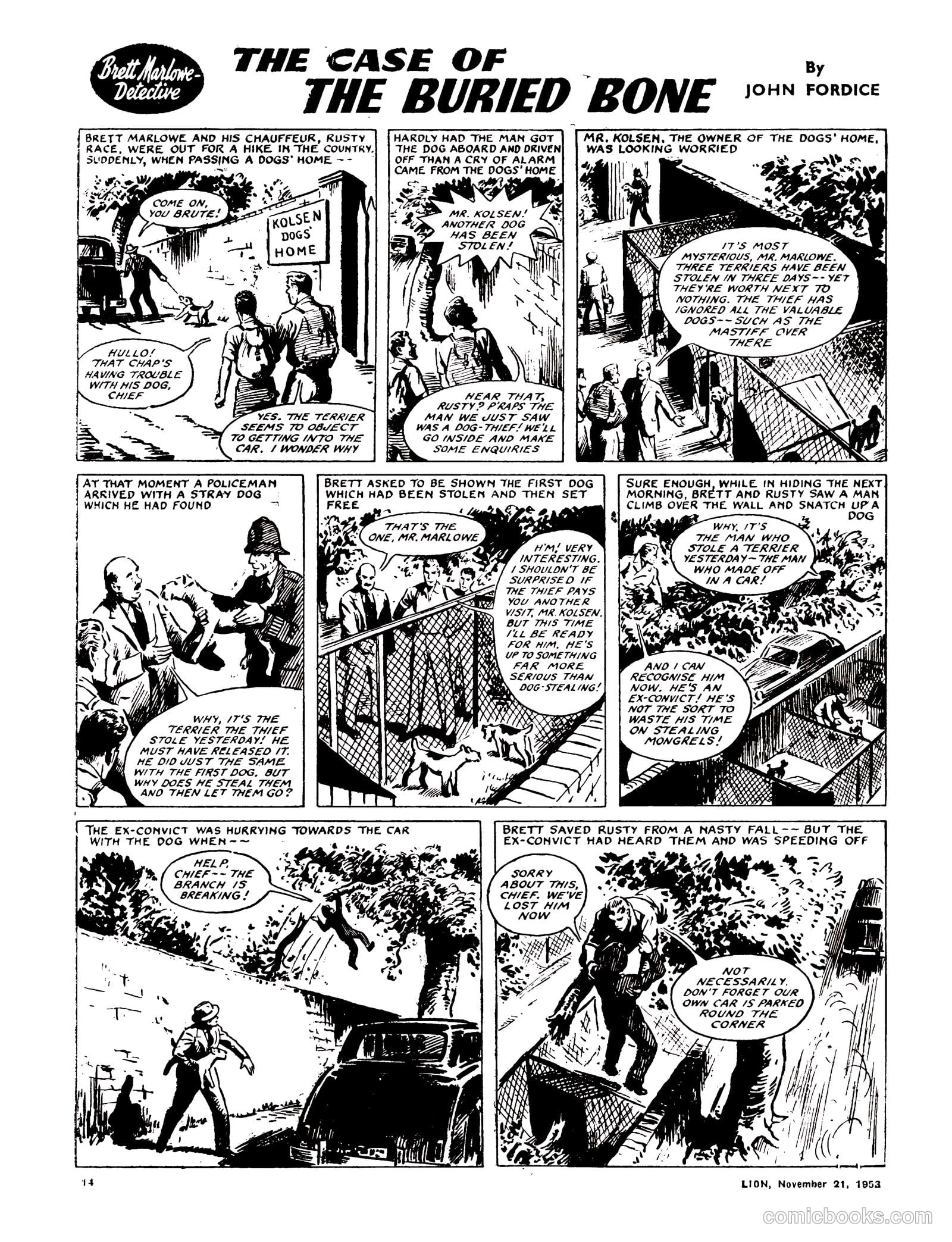 Lion #92 (1953) — page 14 of 20